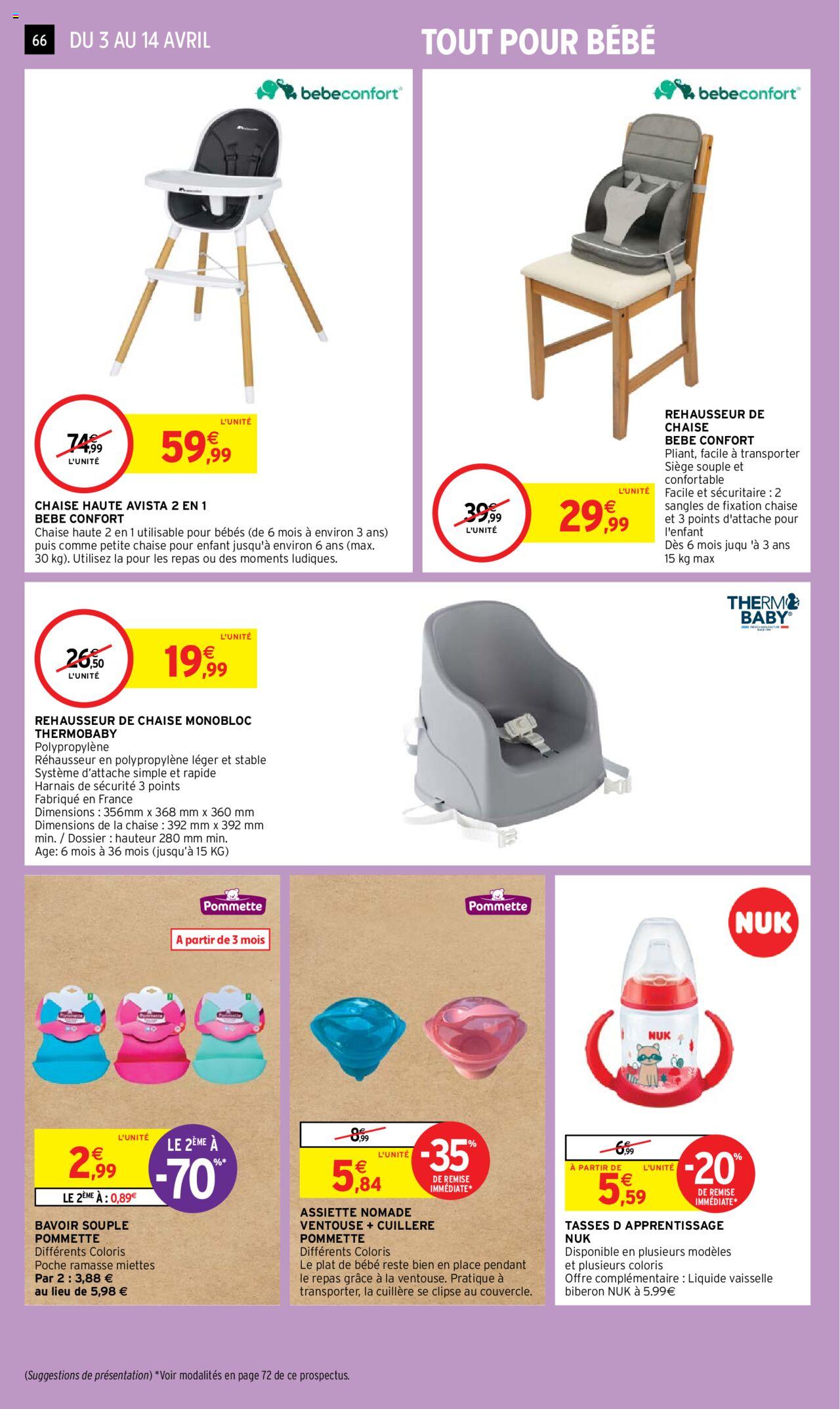 Catalogue Intermarché 3 – 14 Avril 2024 Page 66