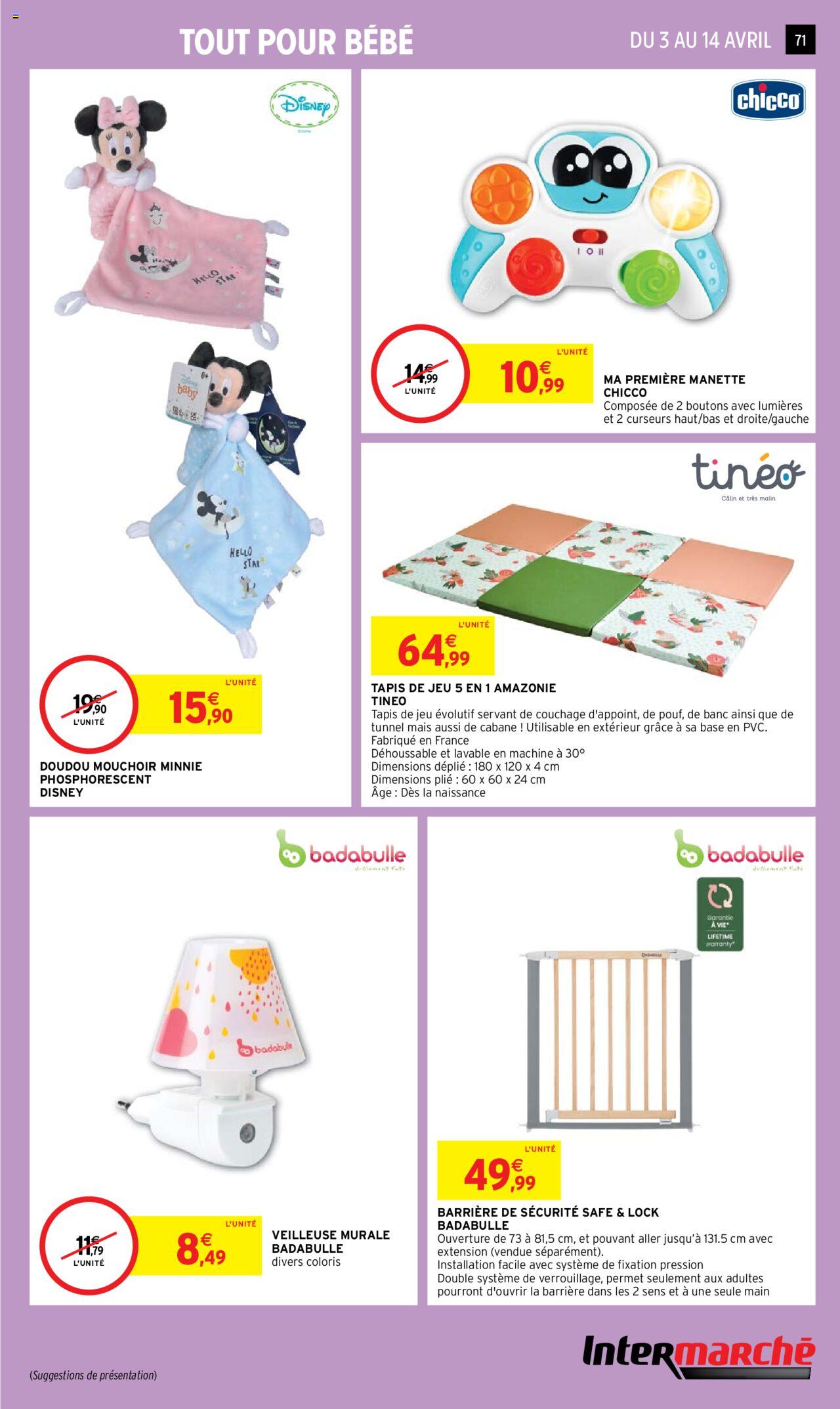 Catalogue Intermarché 3 – 14 Avril 2024 Page 71