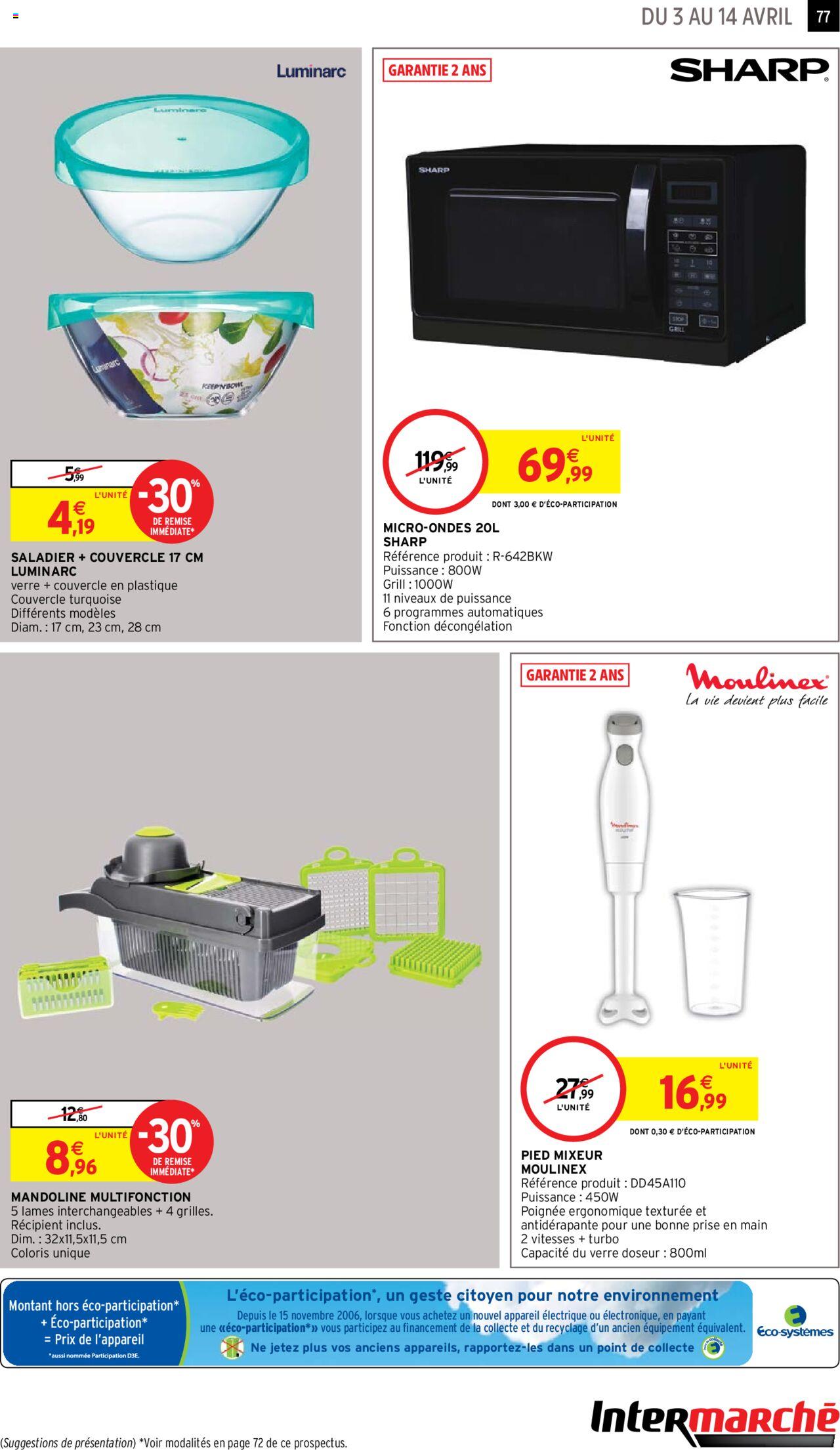 Catalogue Intermarché 3 – 14 Avril 2024 Page 77