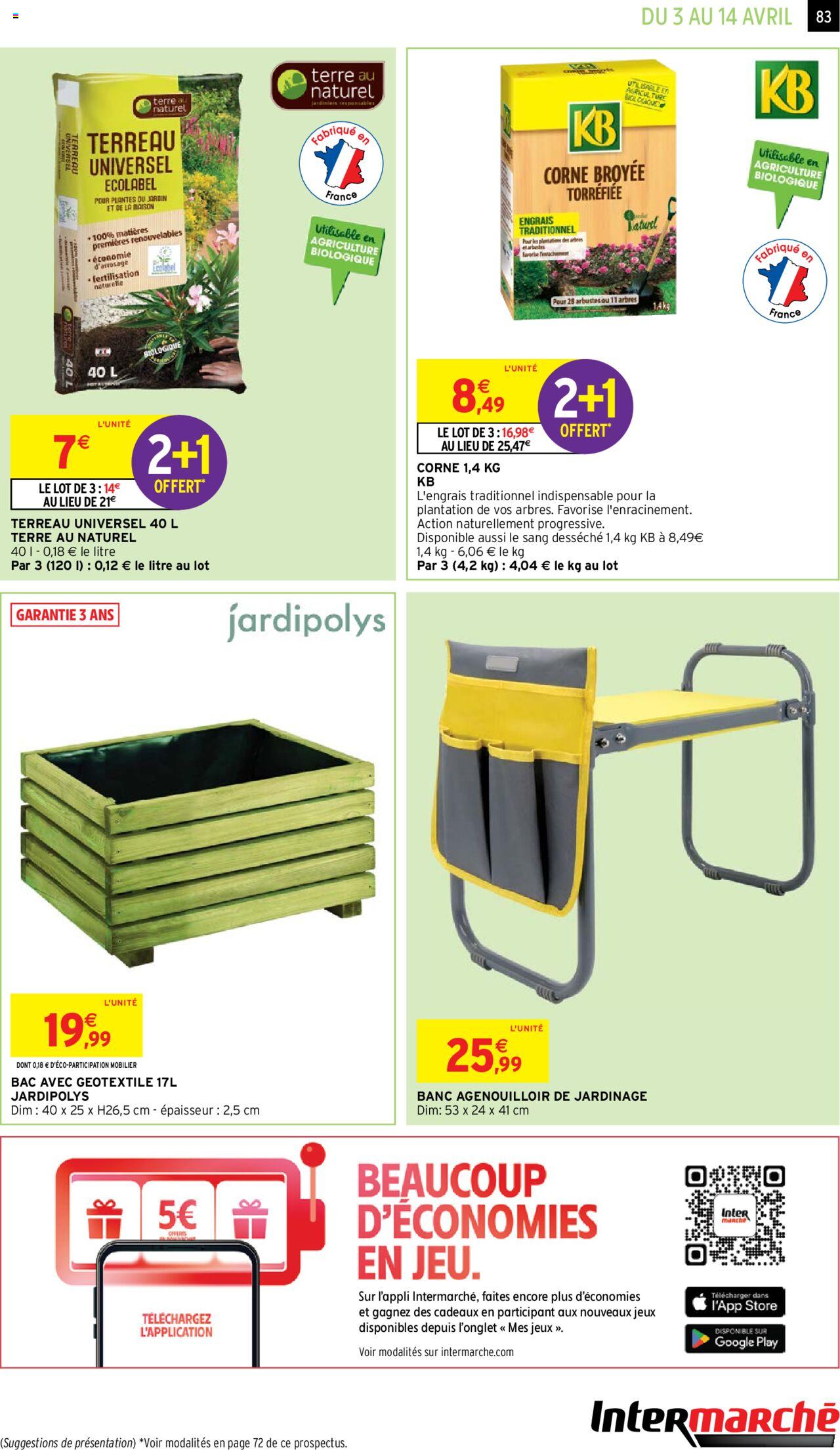 Catalogue Intermarché 3 – 14 Avril 2024 Page 83
