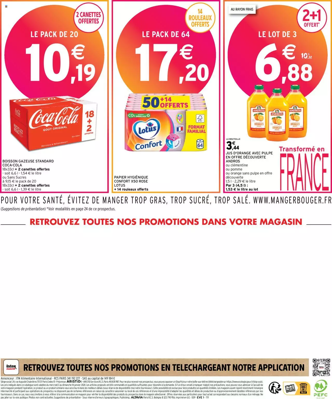Catalogue Intermarché 3 – 14 Janvier 2024 Page 28
