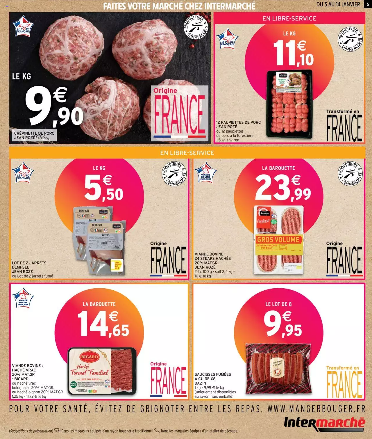 Catalogue Intermarché 3 – 14 Janvier 2024 Page 5