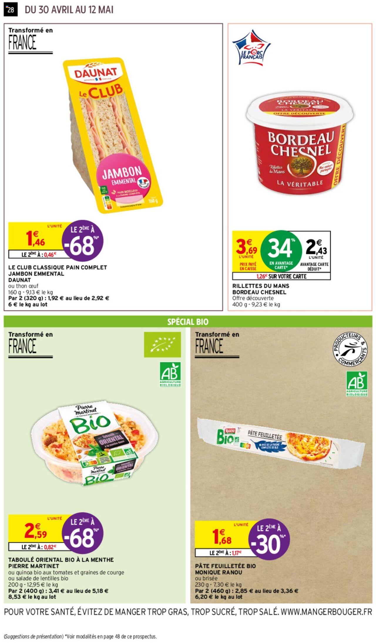 Catalogue Intermarché 30 Avr – 12 Mai 2024 Page 28