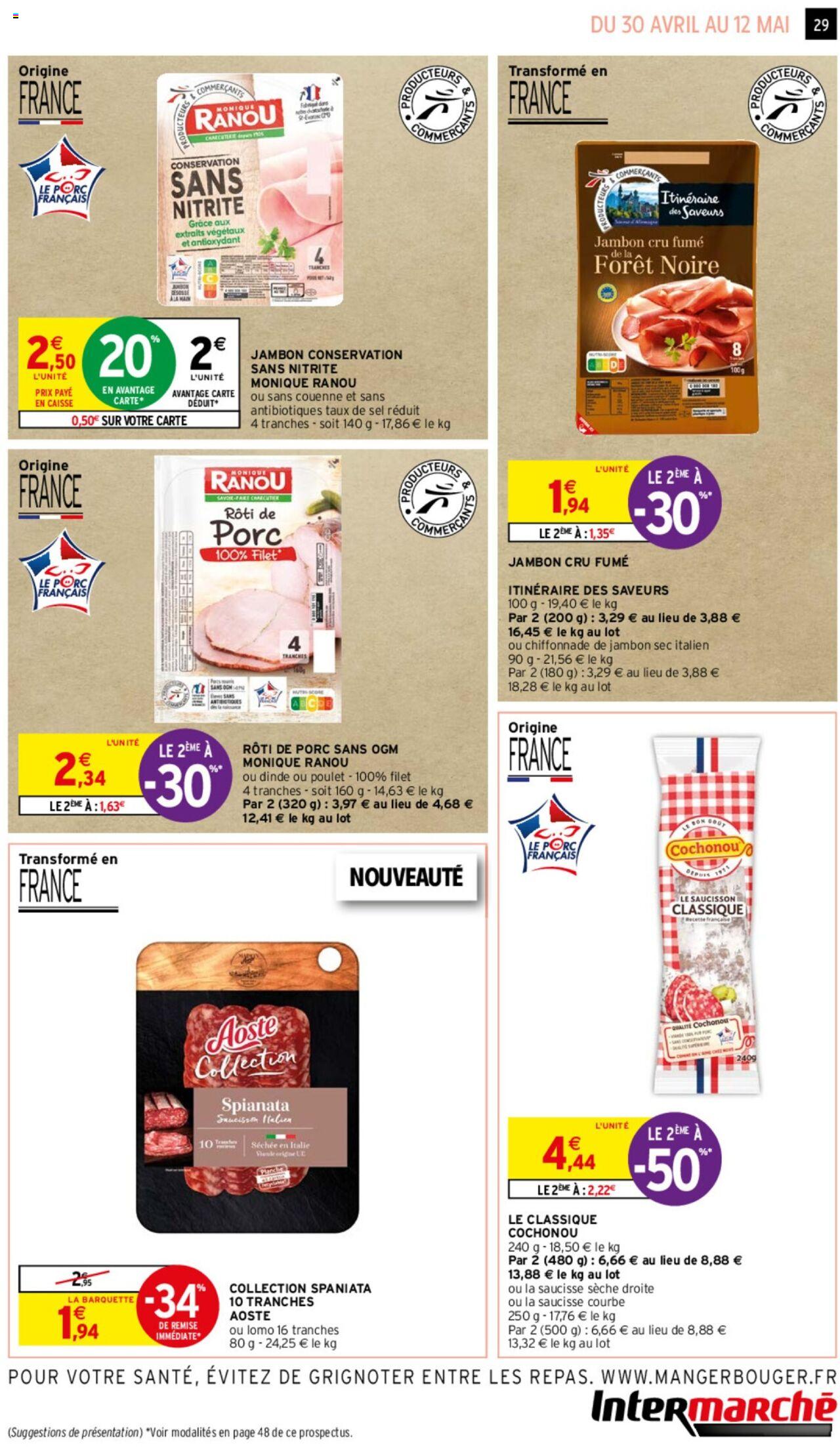 Catalogue Intermarché 30 Avr – 12 Mai 2024 Page 29
