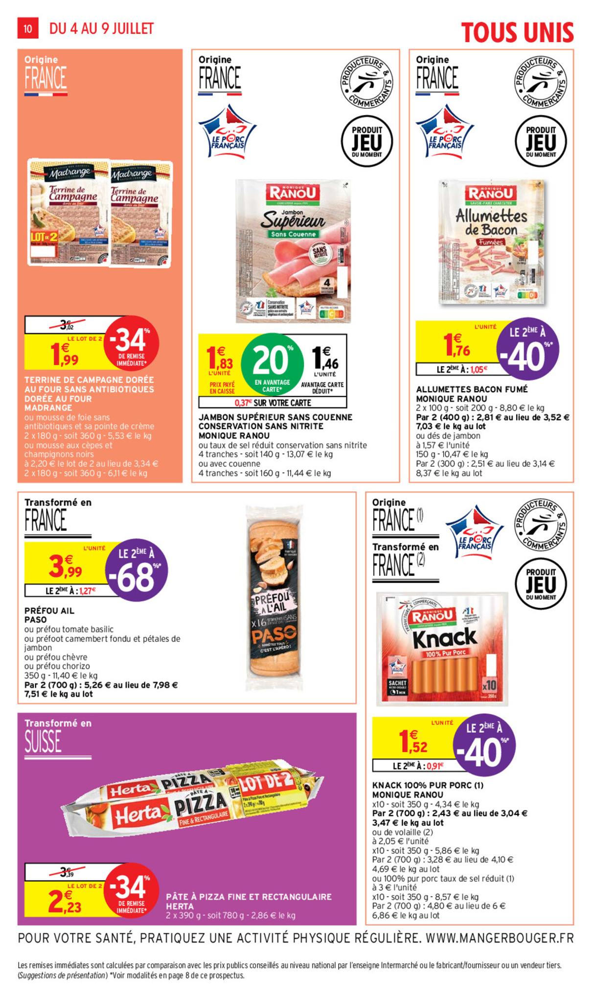 Catalogue Intermarché 4 – 9 Juillet 2023 Page 10