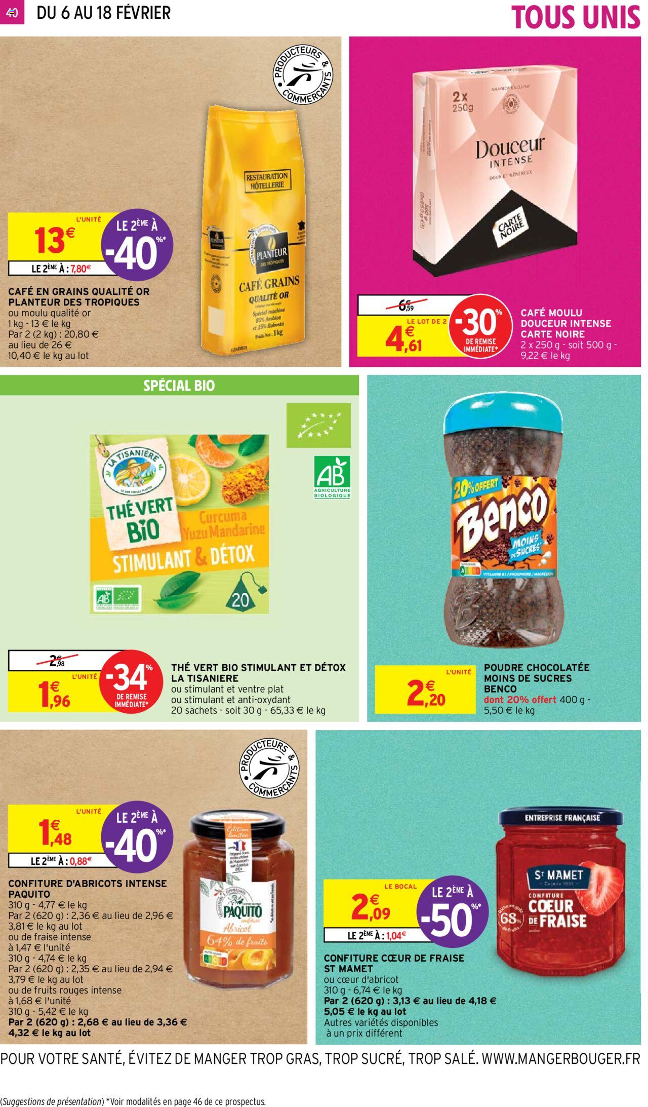Catalogue Intermarché 6 – 18 Février 2024 Page 40