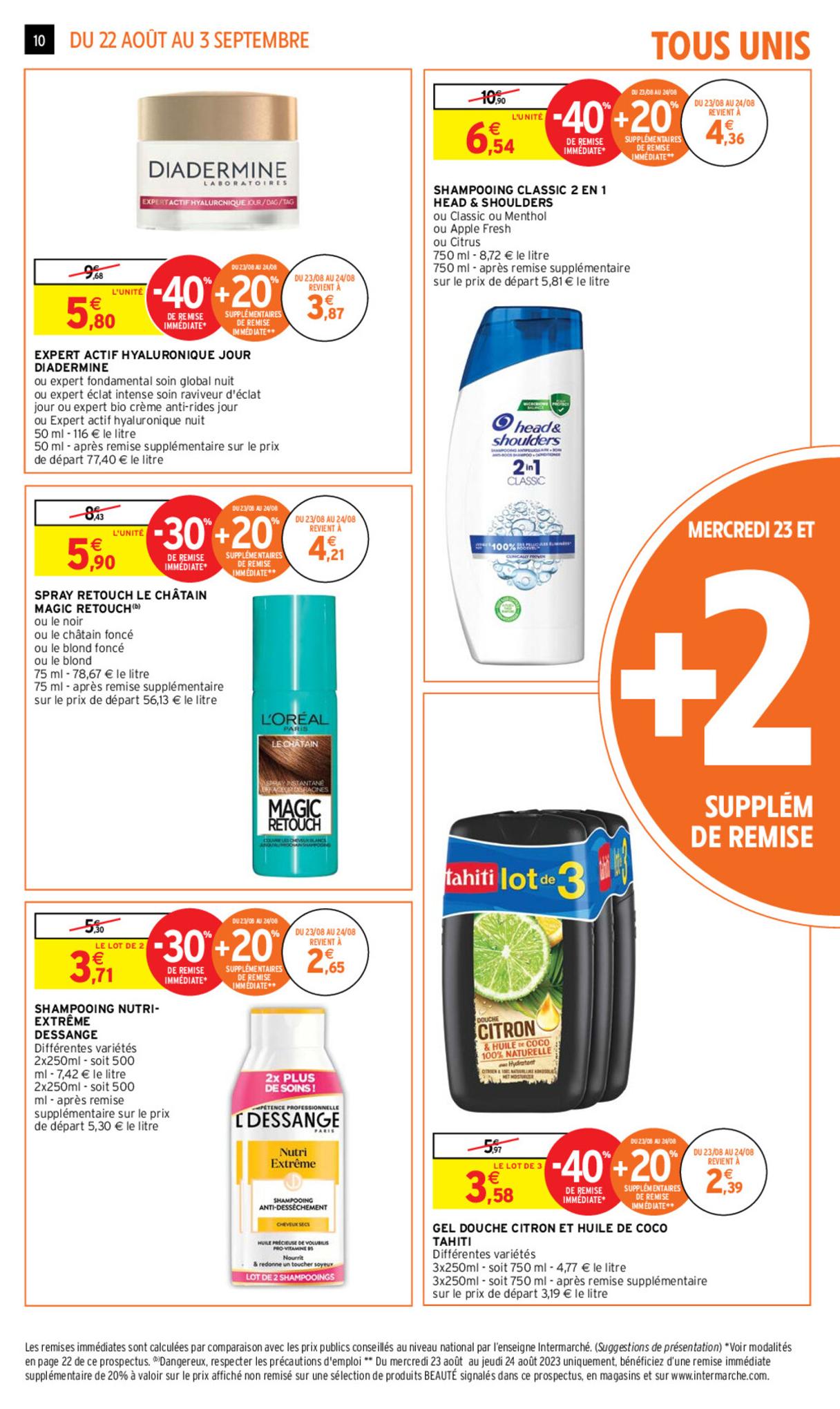 Catalogue Intermarché 8 Août – 3 Septembre 2023 Page 10