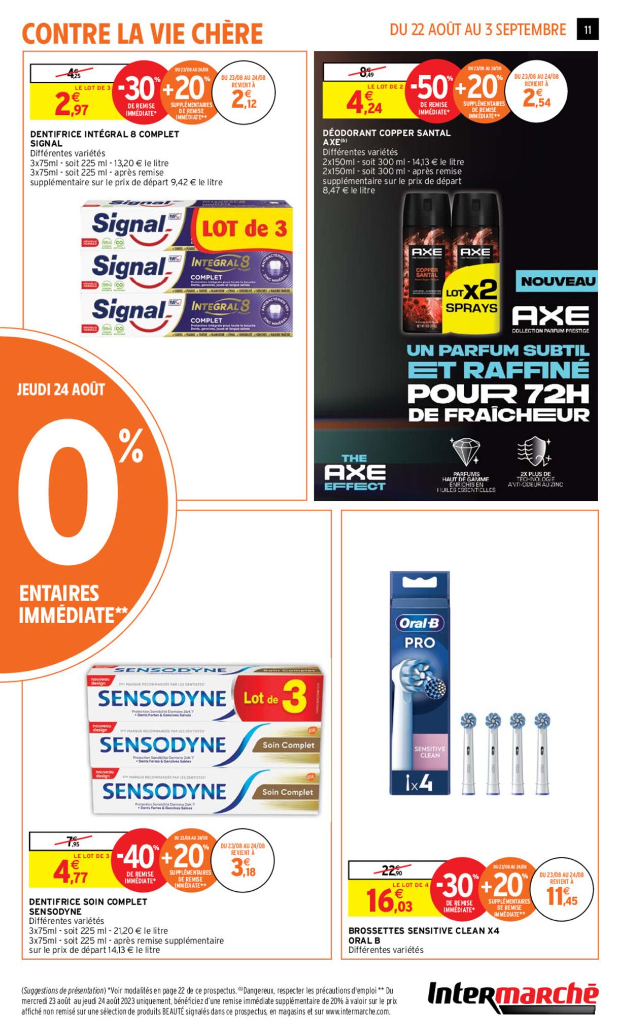Catalogue Intermarché 8 Août – 3 Septembre 2023 Page 11