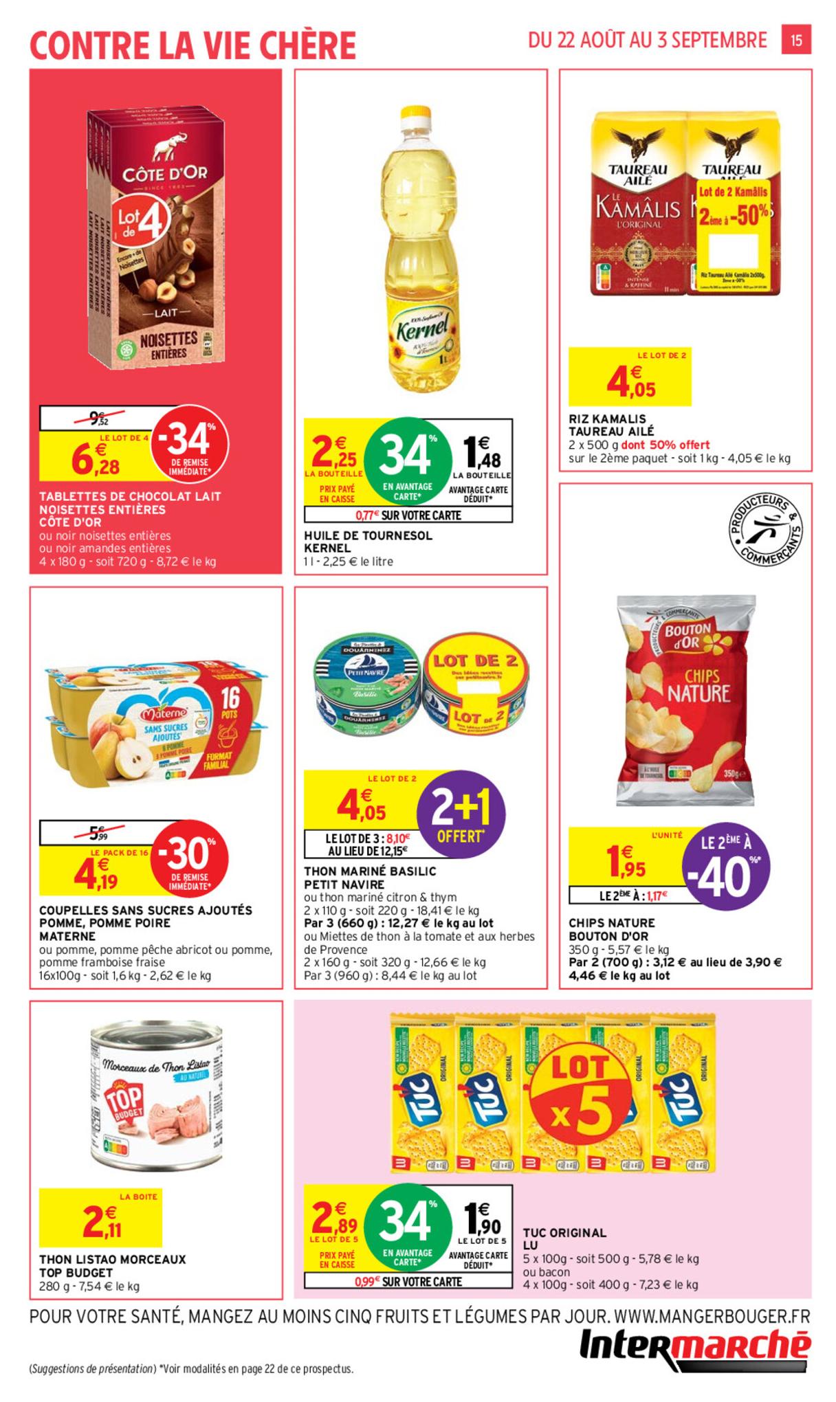 Catalogue Intermarché 8 Août – 3 Septembre 2023 Page 15