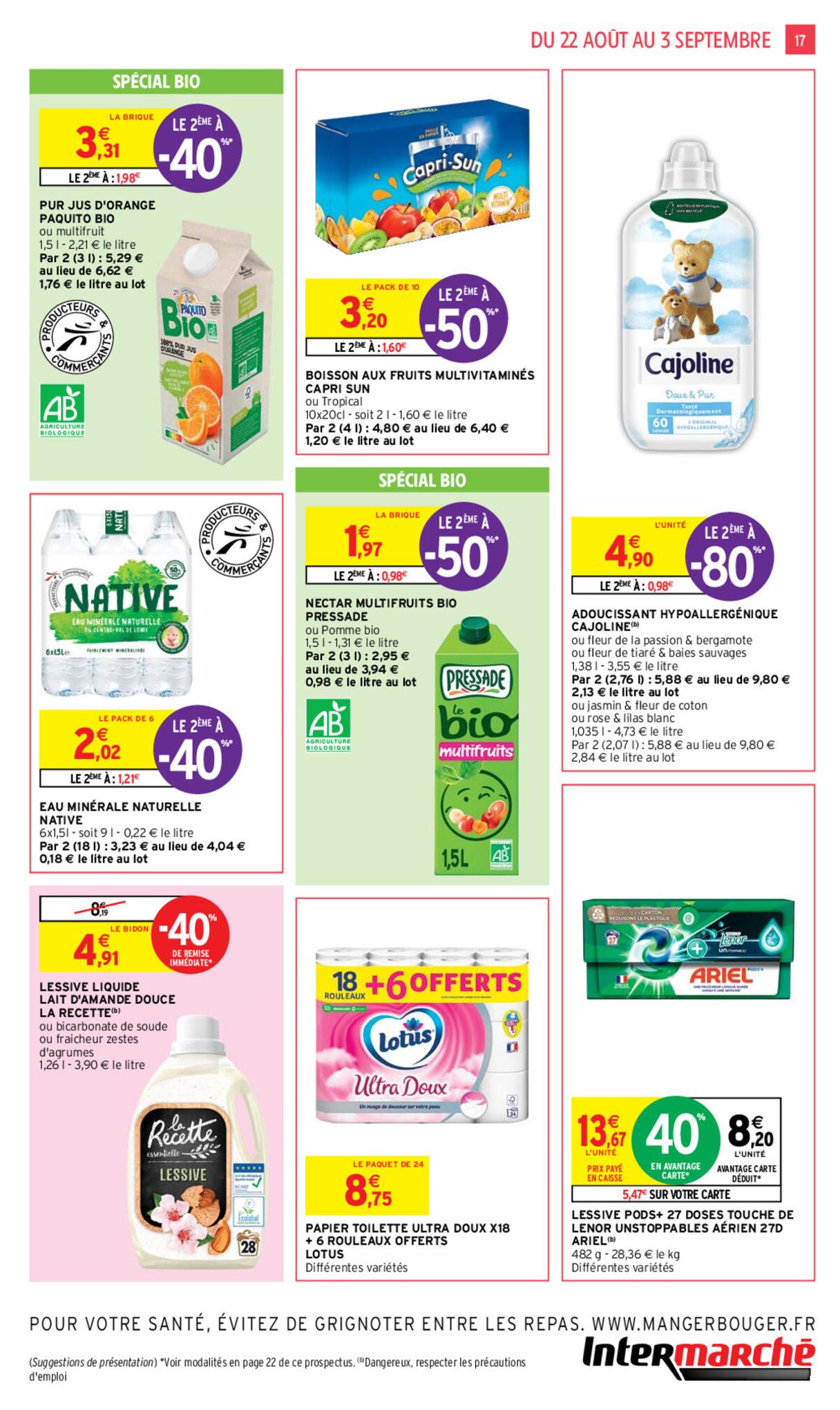 Catalogue Intermarché 8 Août – 3 Septembre 2023 Page 17