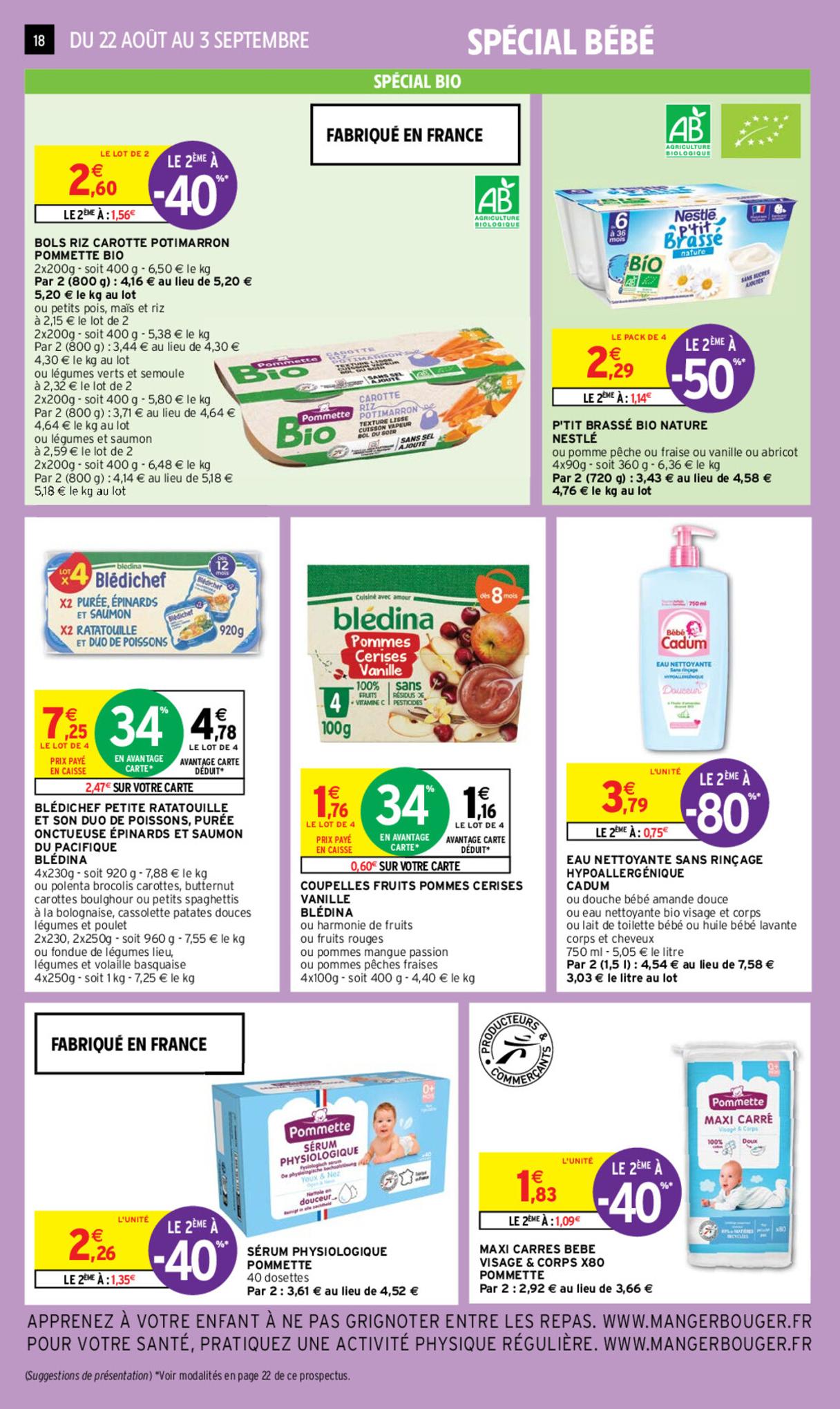 Catalogue Intermarché 8 Août – 3 Septembre 2023 Page 18