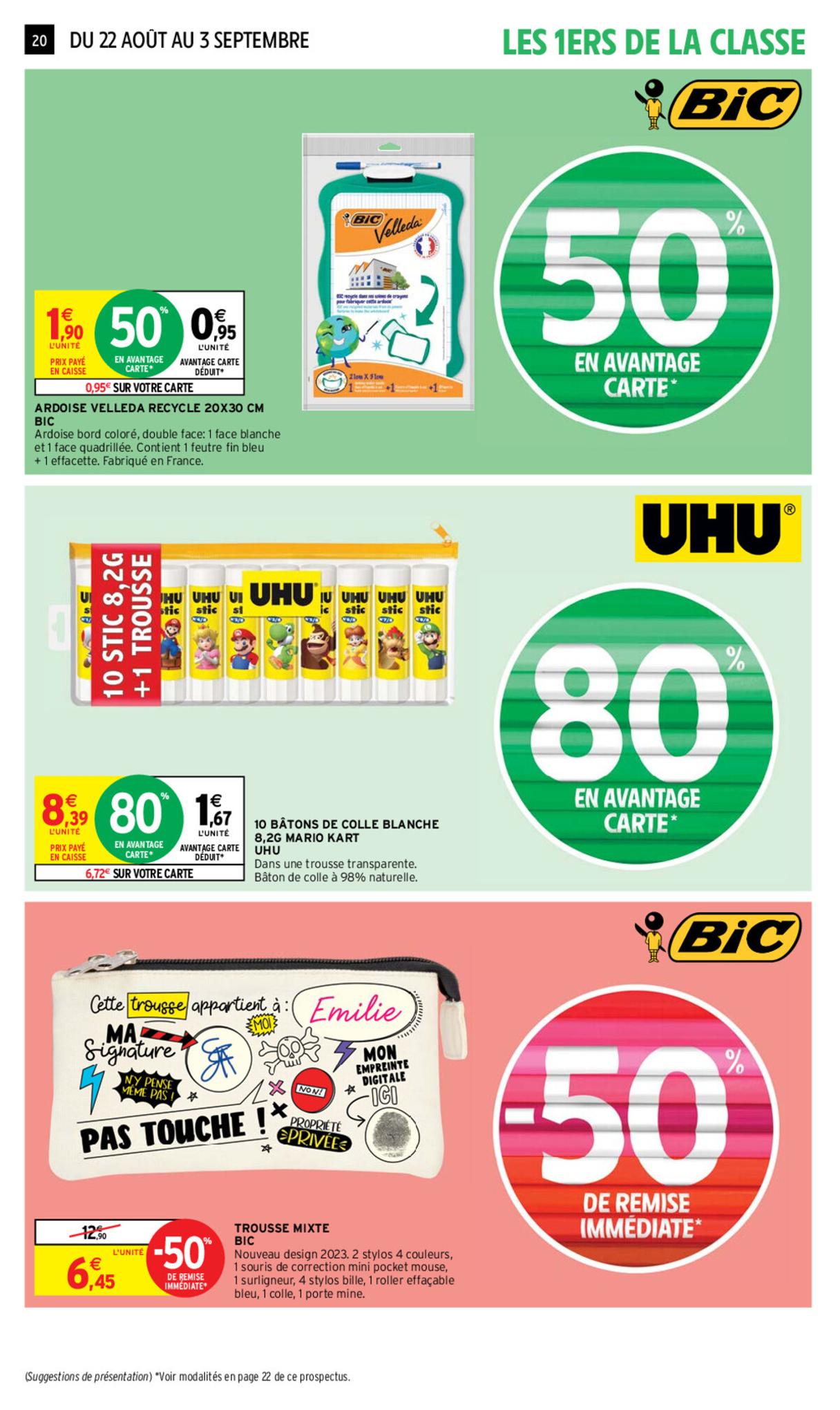 Catalogue Intermarché 8 Août – 3 Septembre 2023 Page 20