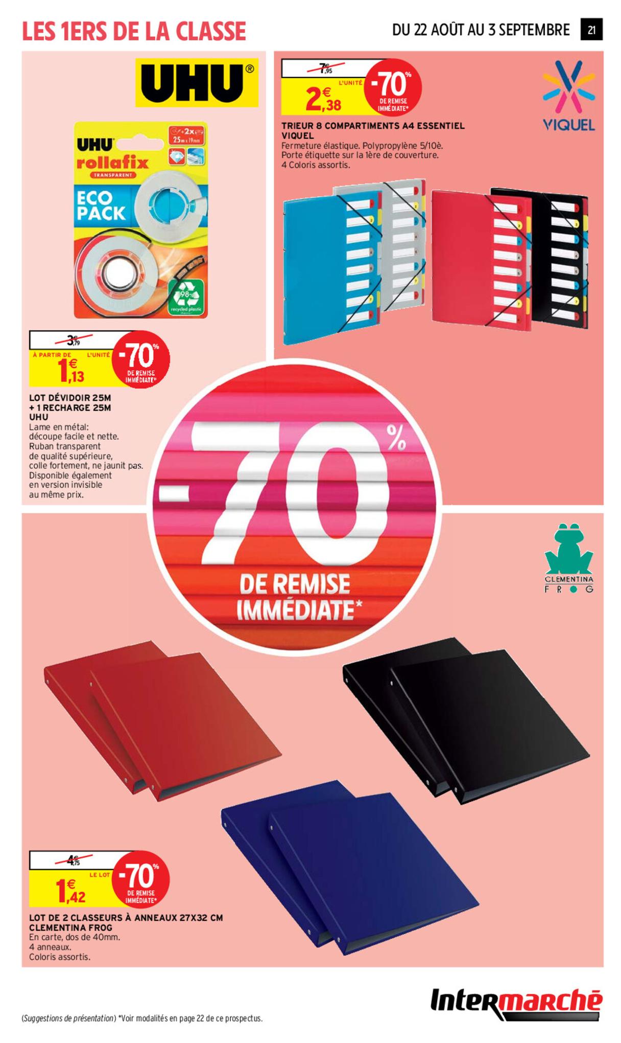 Catalogue Intermarché 8 Août – 3 Septembre 2023 Page 21