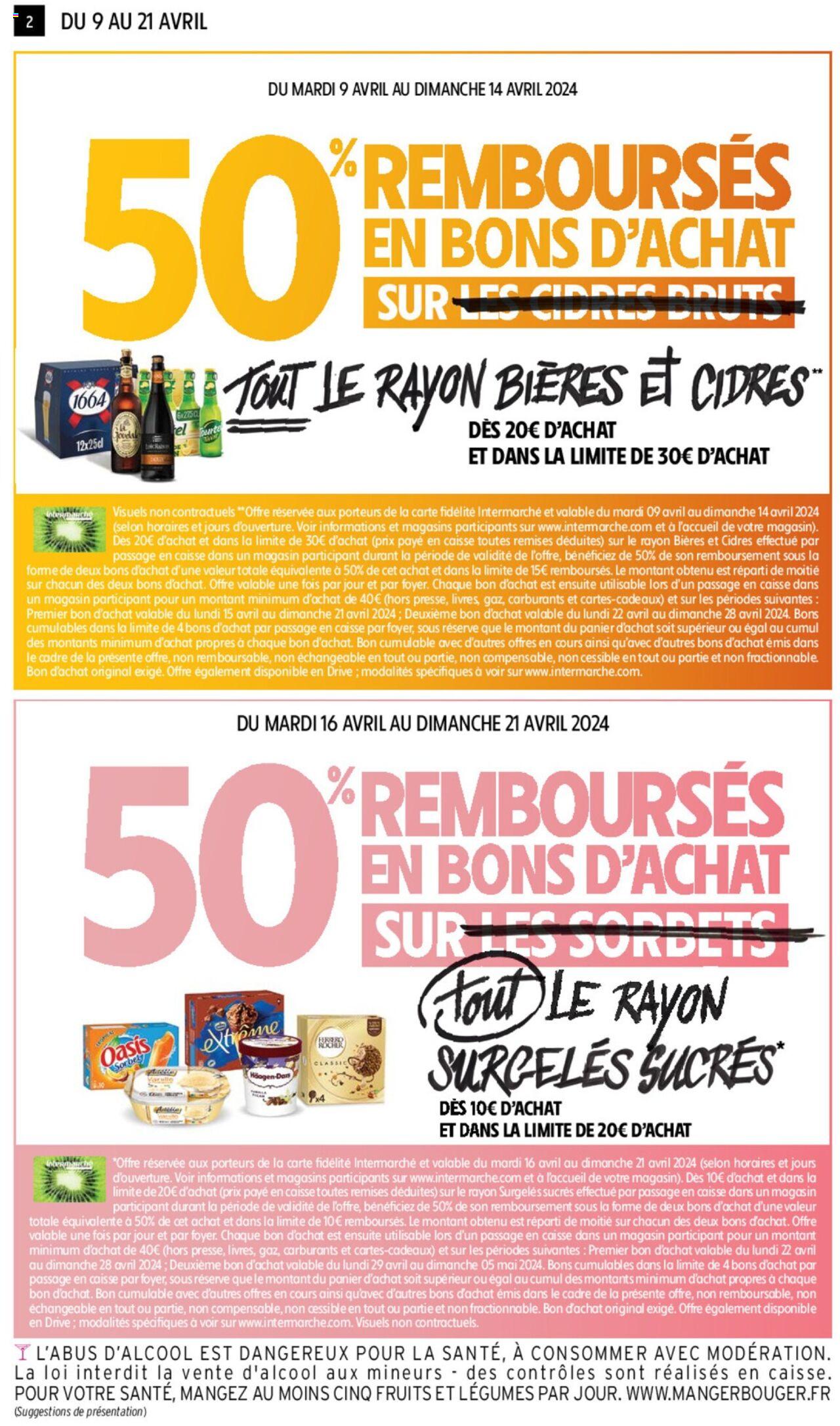 Catalogue Intermarché 9 – 21 Avril 2024 Page 2