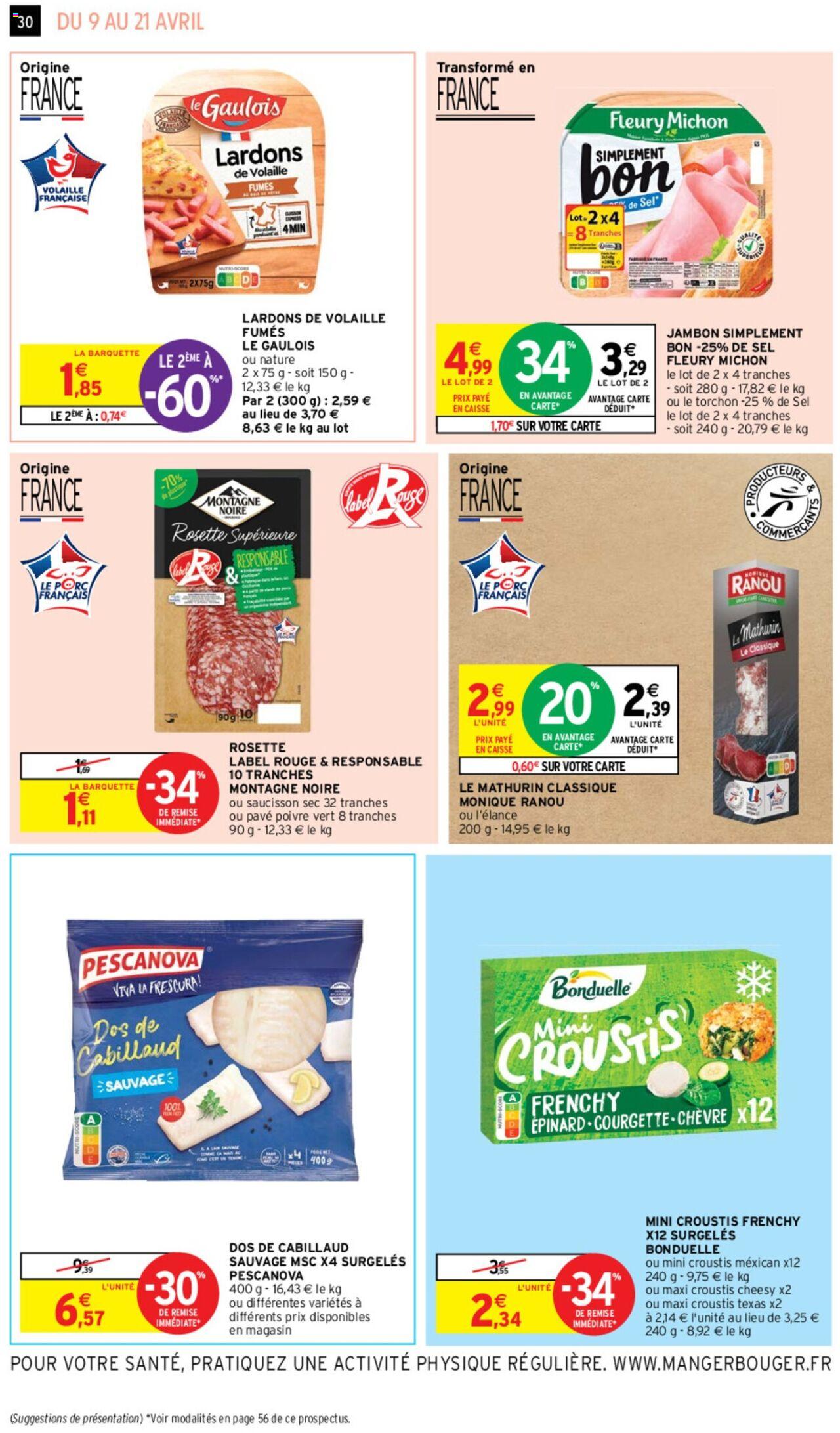 Catalogue Intermarché 9 – 21 Avril 2024 Page 30