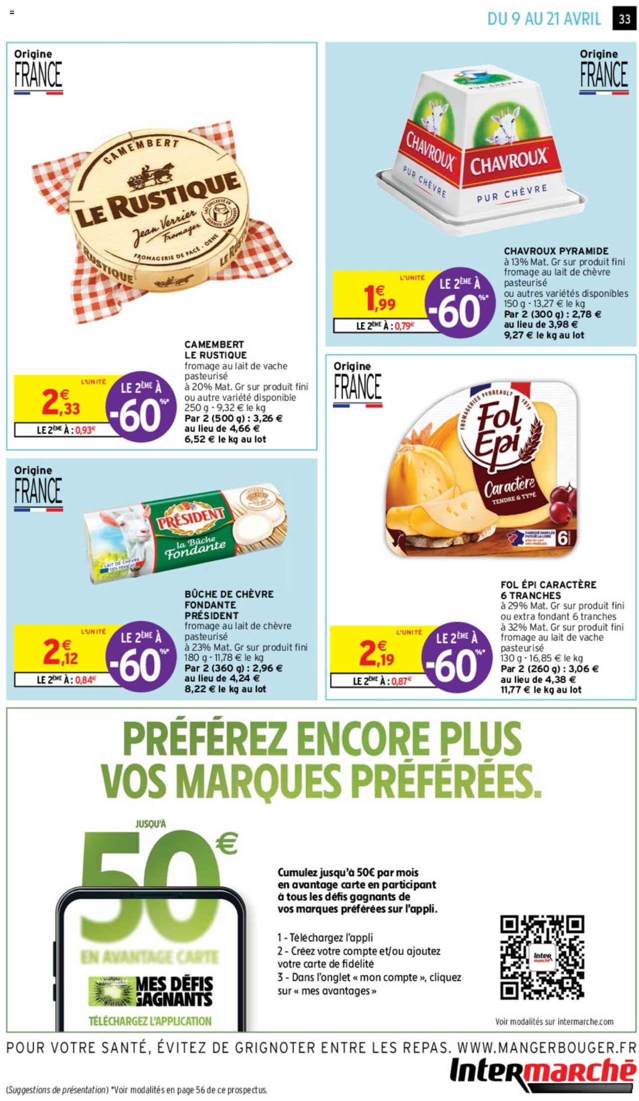 Catalogue Intermarché 9 – 21 Avril 2024 Page 33