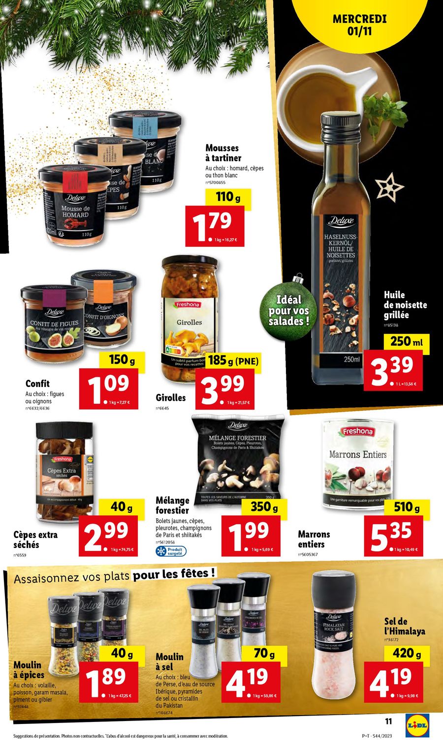 Catalogue Lidl 1 – 7 Novembre 2023 Page 11