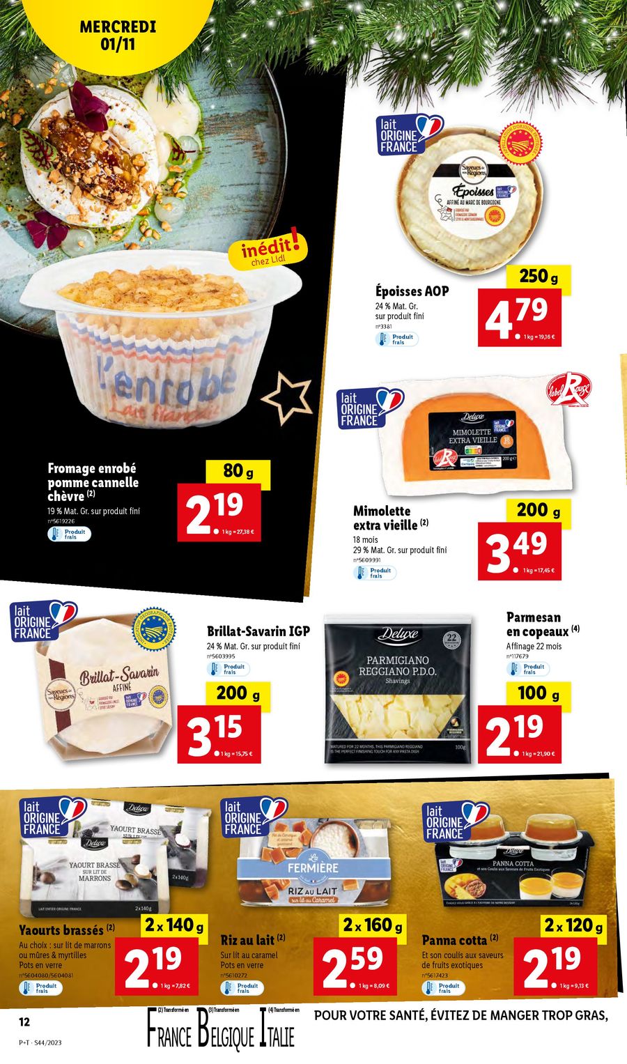 Catalogue Lidl 1 – 7 Novembre 2023 Page 12