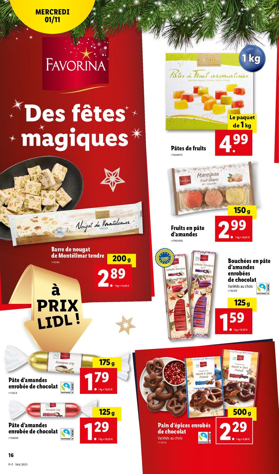Catalogue Lidl 1 – 7 Novembre 2023 Page 16