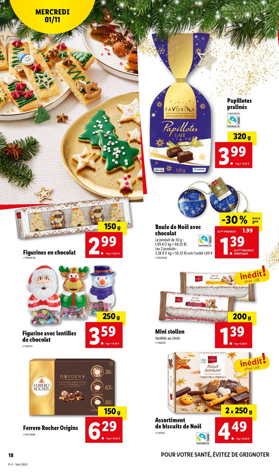Catalogue Lidl 1 – 7 Novembre 2023 Page 18