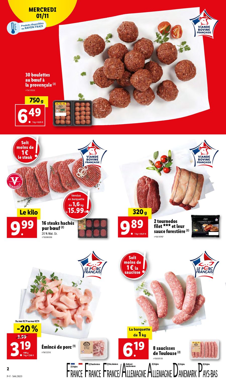 Catalogue Lidl 1 – 7 Novembre 2023 Page 2