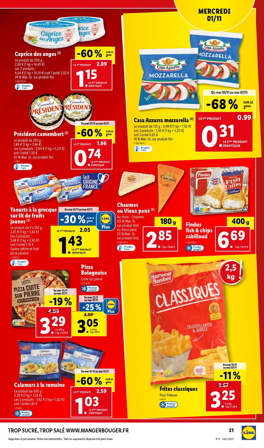 Catalogue Lidl 1 – 7 Novembre 2023 Page 21