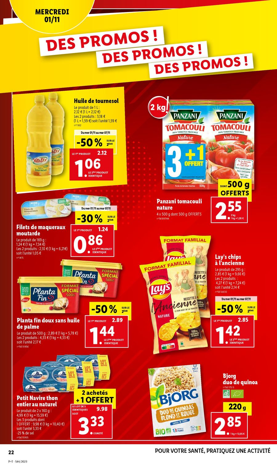 Catalogue Lidl 1 – 7 Novembre 2023 Page 22