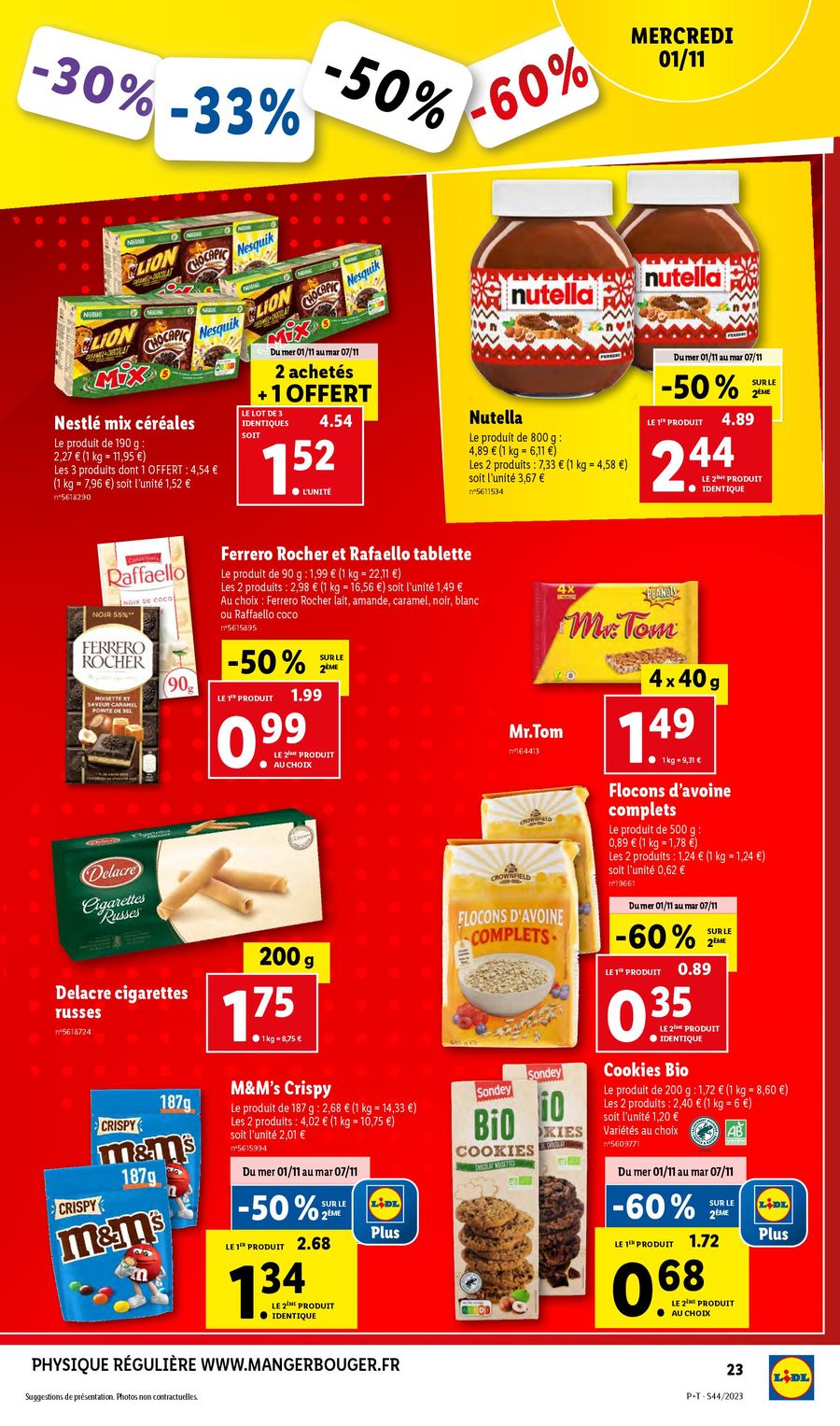 Catalogue Lidl 1 – 7 Novembre 2023 Page 23