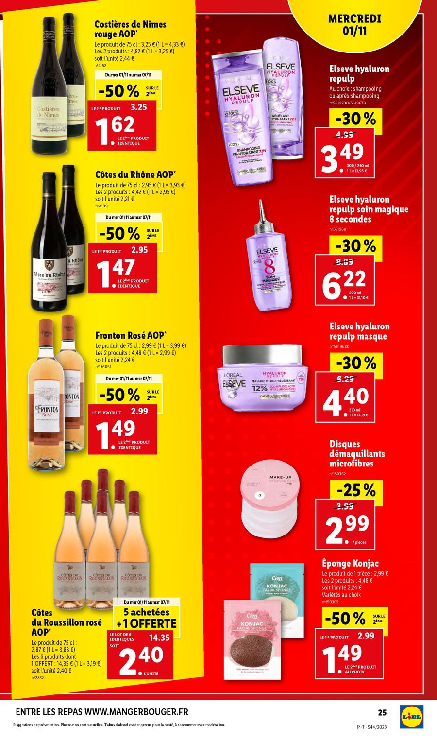 Catalogue Lidl 1 – 7 Novembre 2023 Page 25