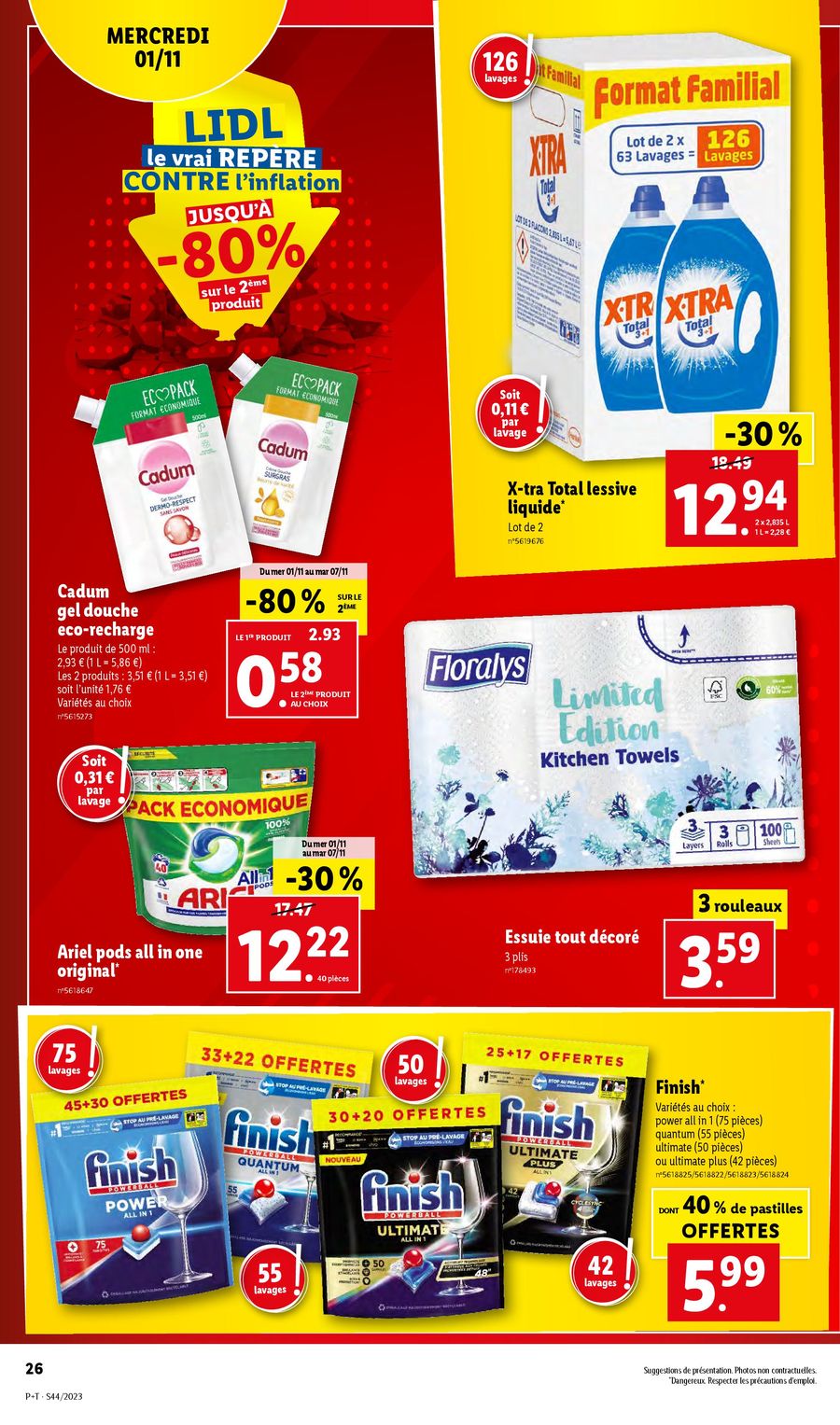 Catalogue Lidl 1 – 7 Novembre 2023 Page 26