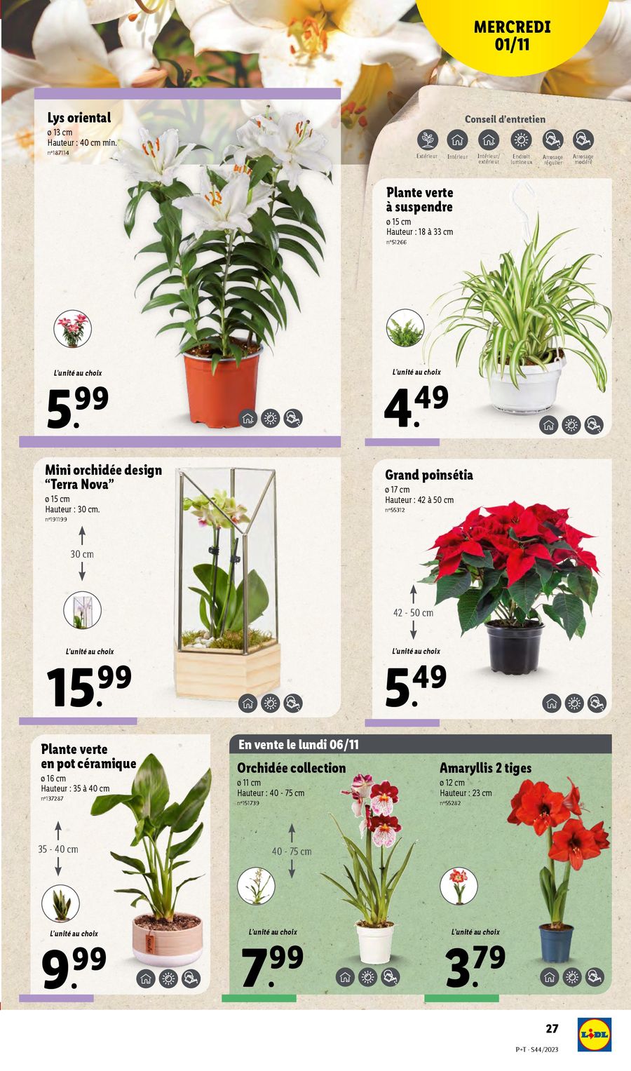 Catalogue Lidl 1 – 7 Novembre 2023 Page 27