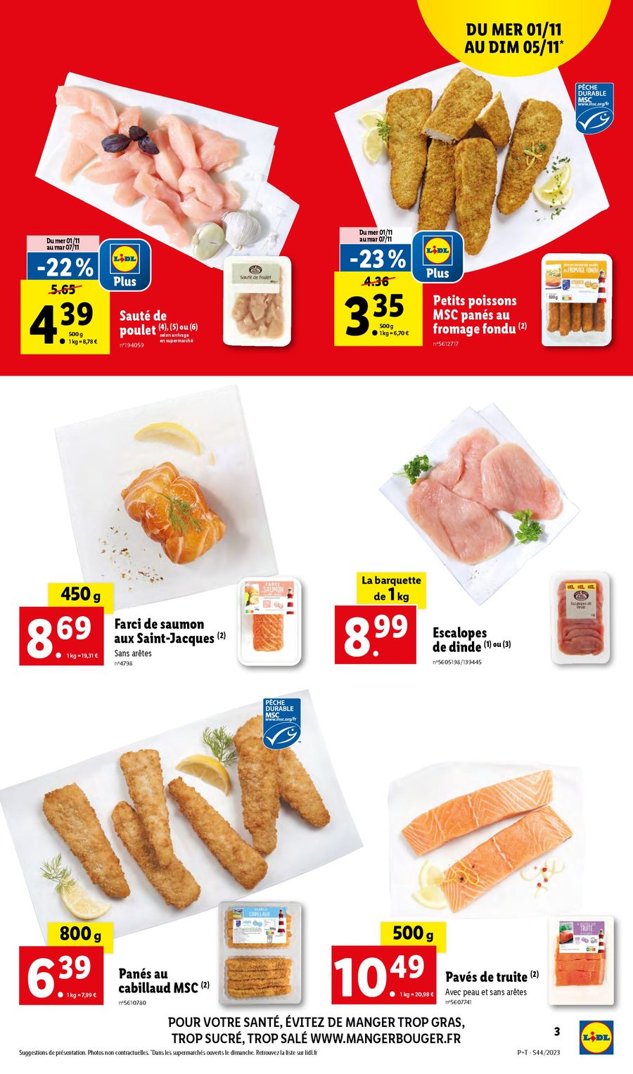 Catalogue Lidl 1 – 7 Novembre 2023 Page 3