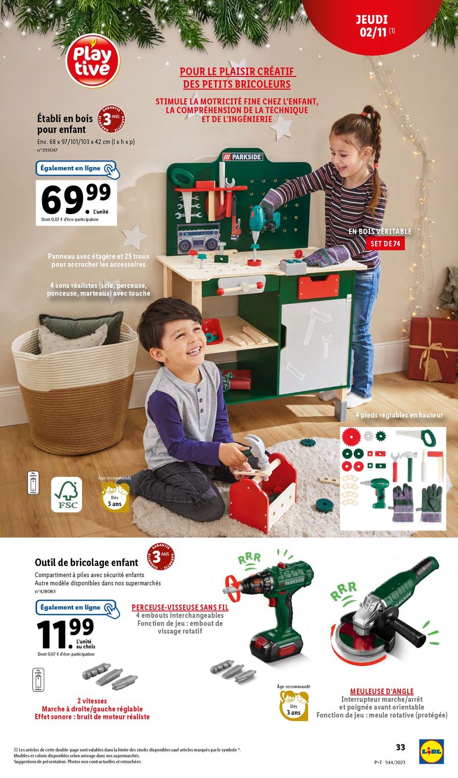 Catalogue Lidl 1 – 7 Novembre 2023 Page 33