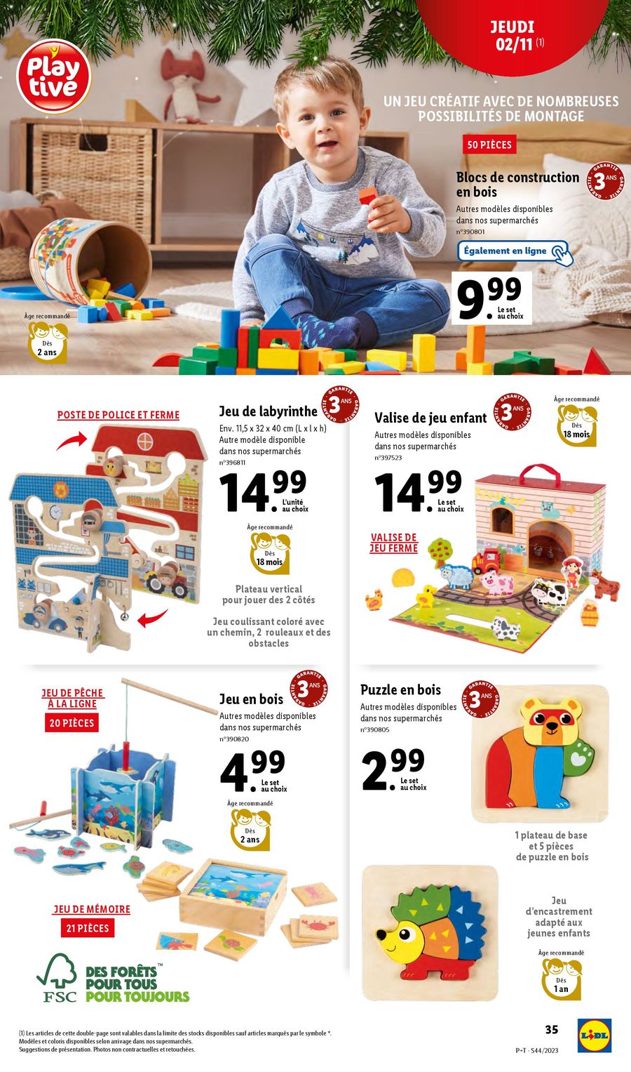 Catalogue Lidl 1 – 7 Novembre 2023 Page 35
