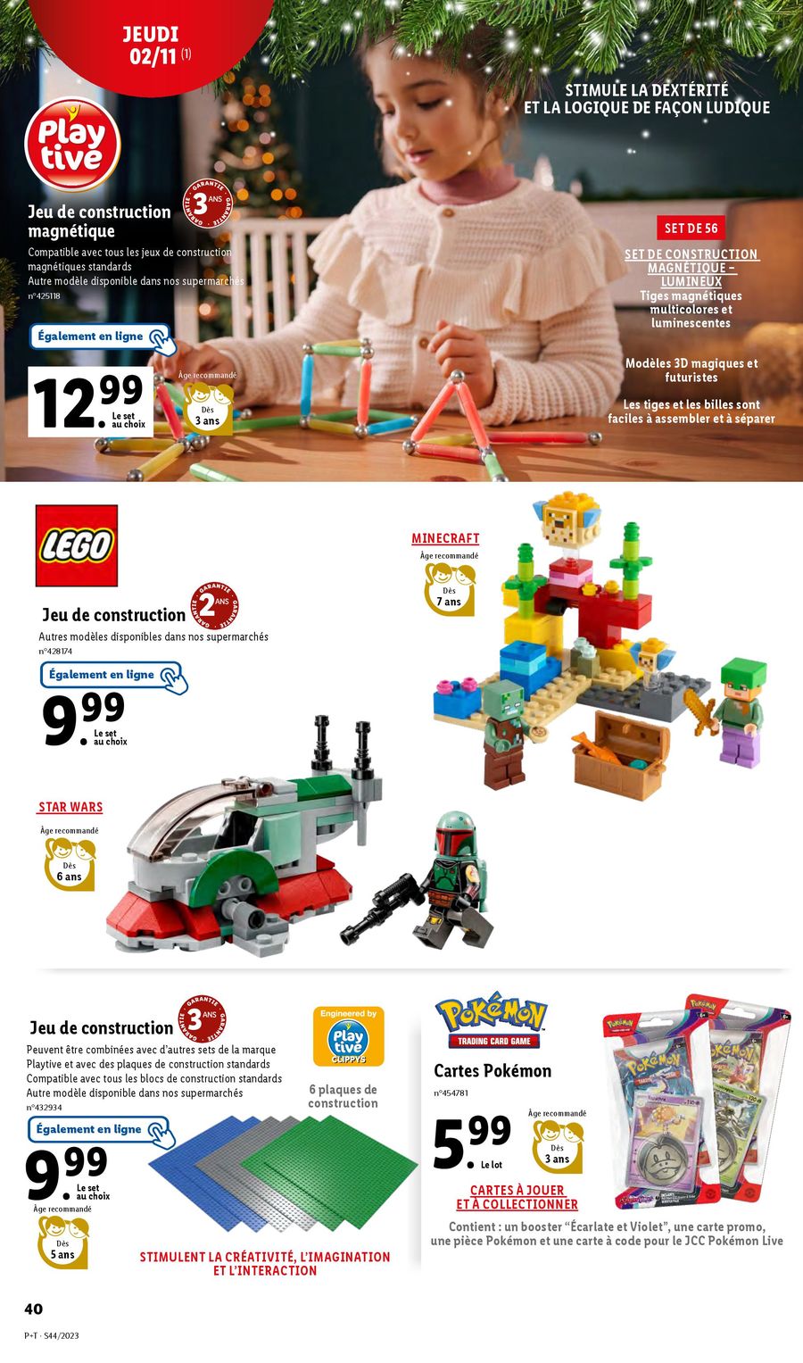 Catalogue Lidl 1 – 7 Novembre 2023 Page 40