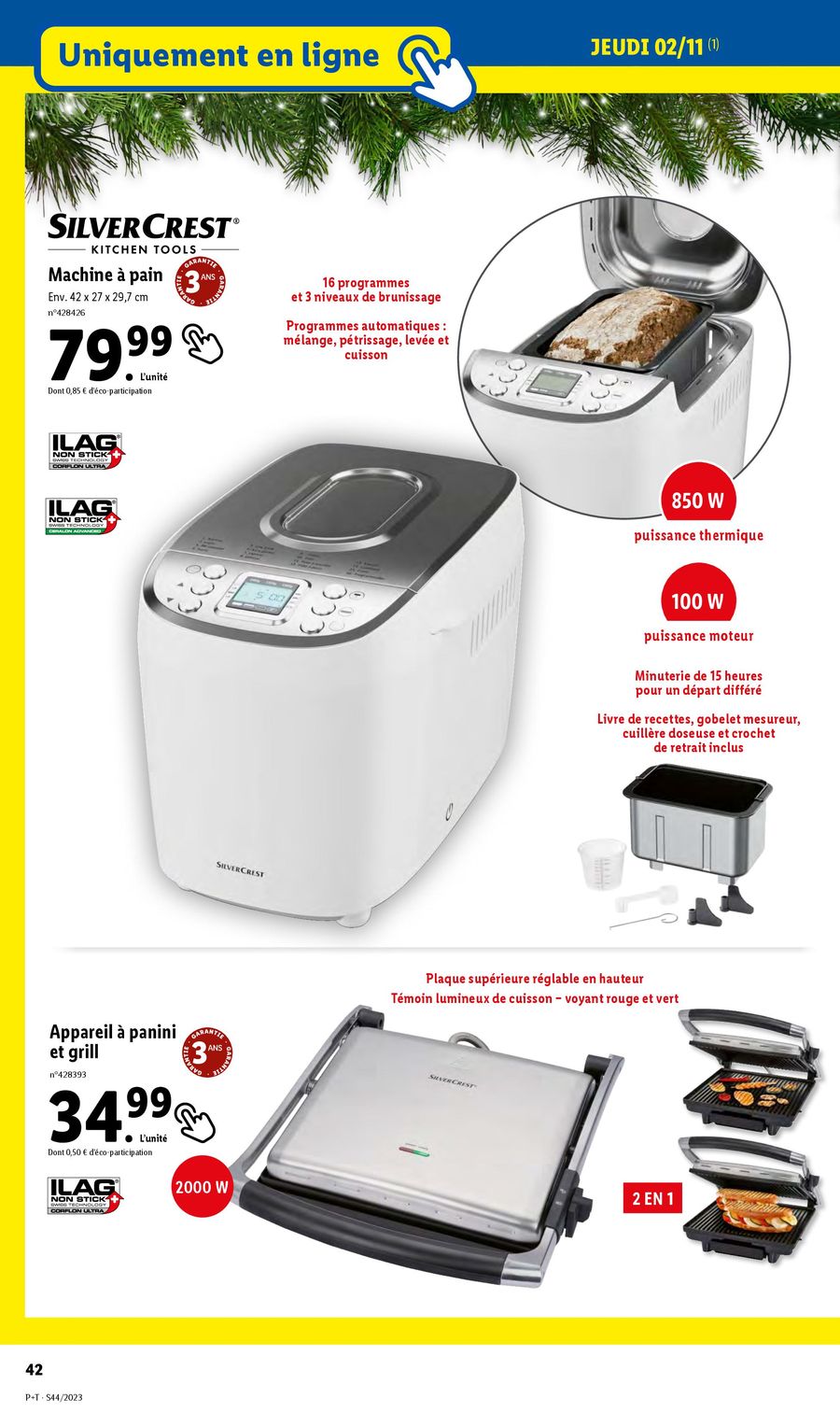 Catalogue Lidl 1 – 7 Novembre 2023 Page 42