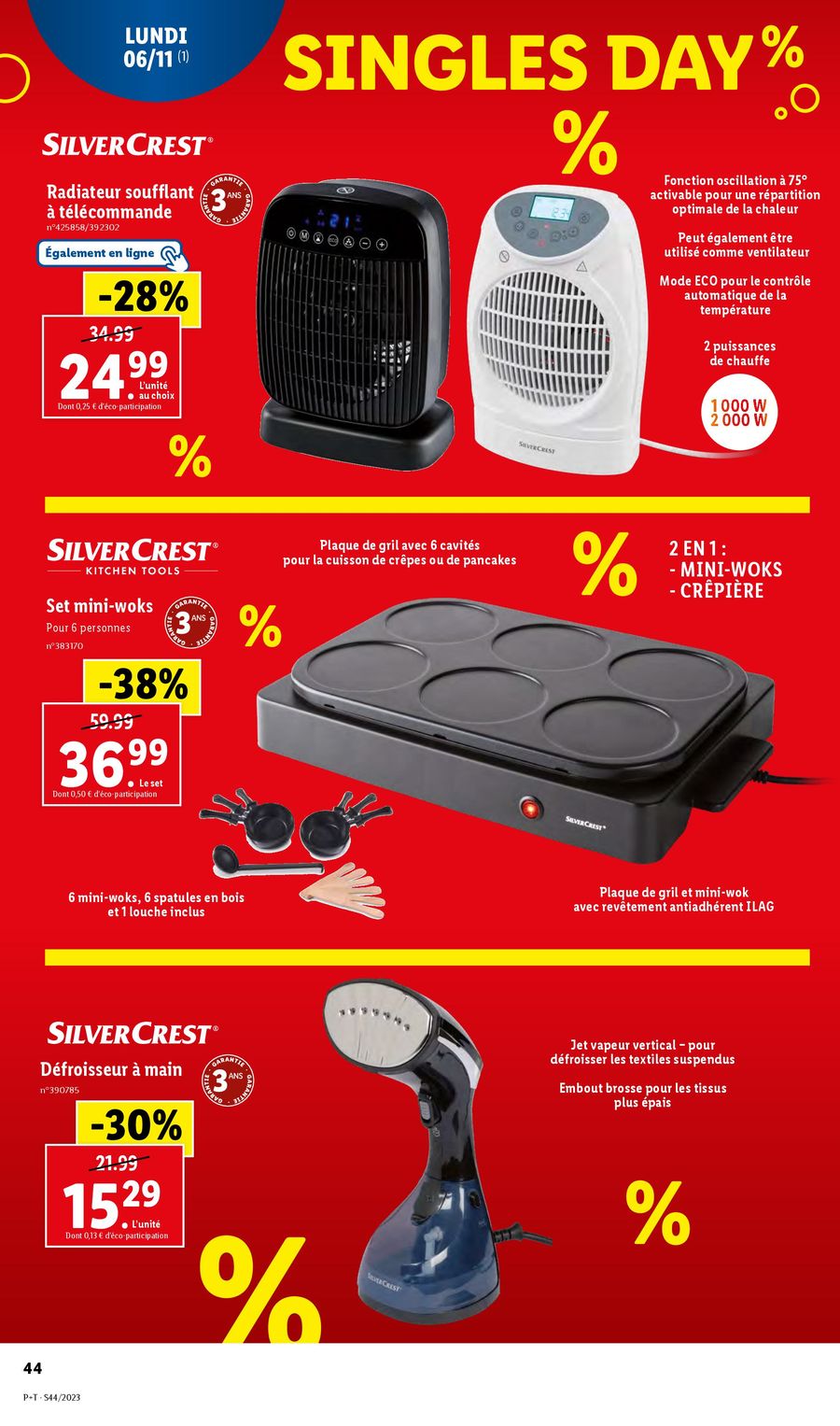 Catalogue Lidl 1 – 7 Novembre 2023 Page 44