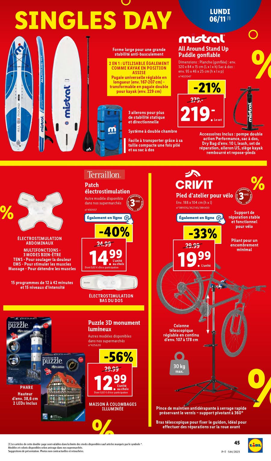 Catalogue Lidl 1 – 7 Novembre 2023 Page 45