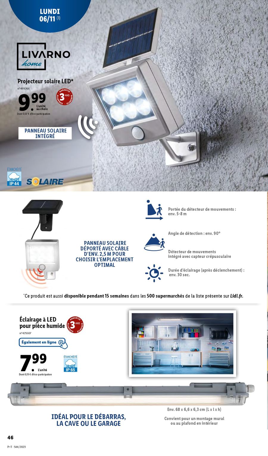 Catalogue Lidl 1 – 7 Novembre 2023 Page 46