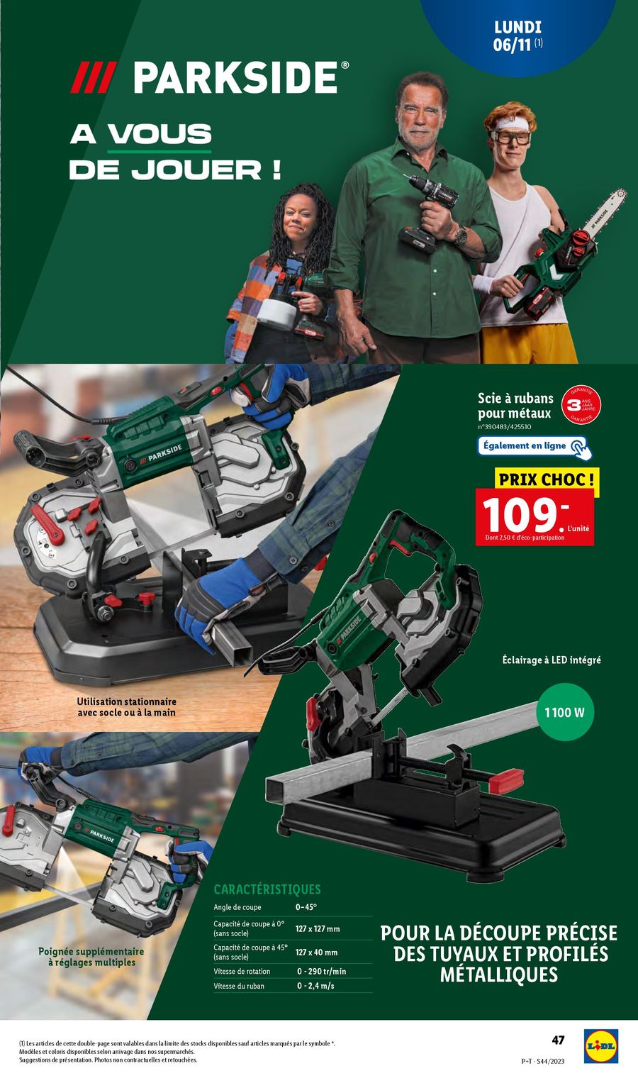 Catalogue Lidl 1 – 7 Novembre 2023 Page 47