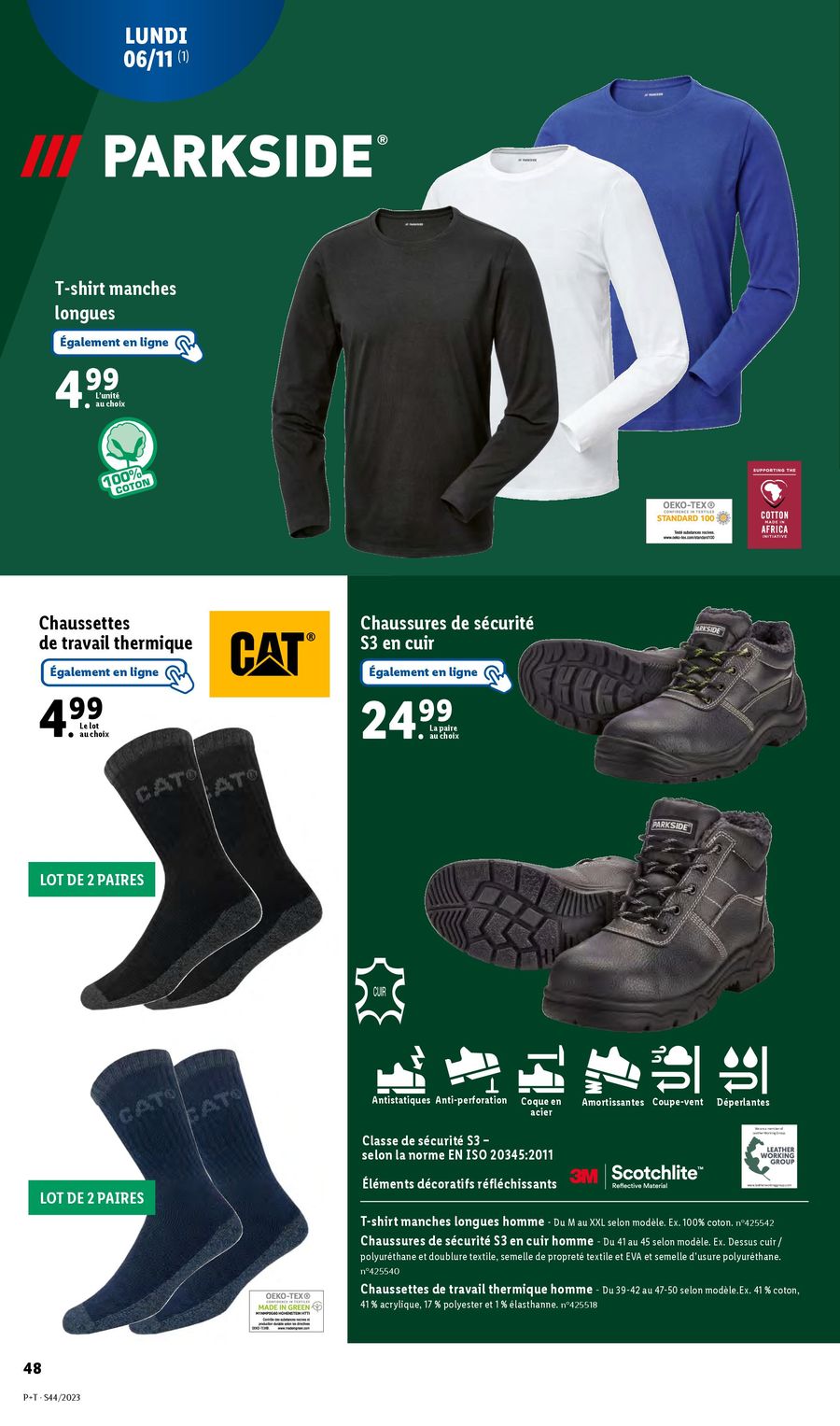 Catalogue Lidl 1 – 7 Novembre 2023 Page 48