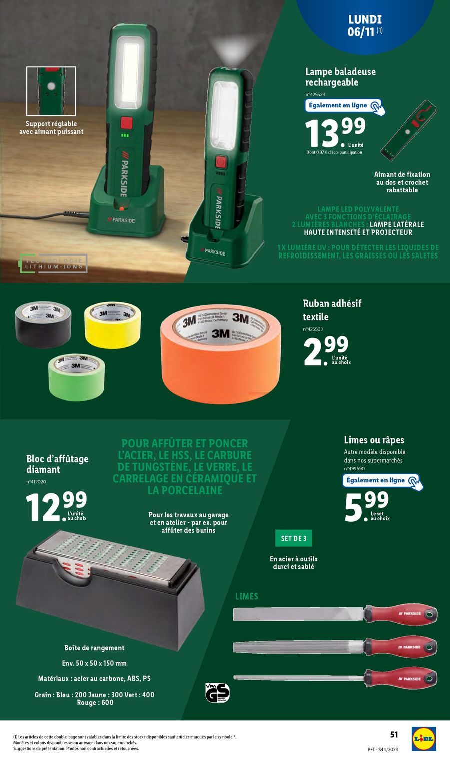 Catalogue Lidl 1 – 7 Novembre 2023 Page 51