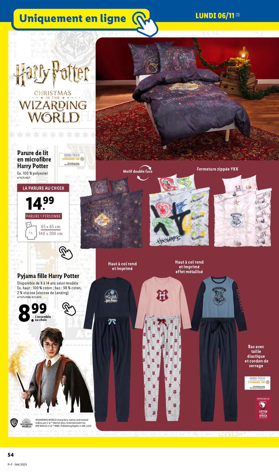Catalogue Lidl 1 – 7 Novembre 2023 Page 54