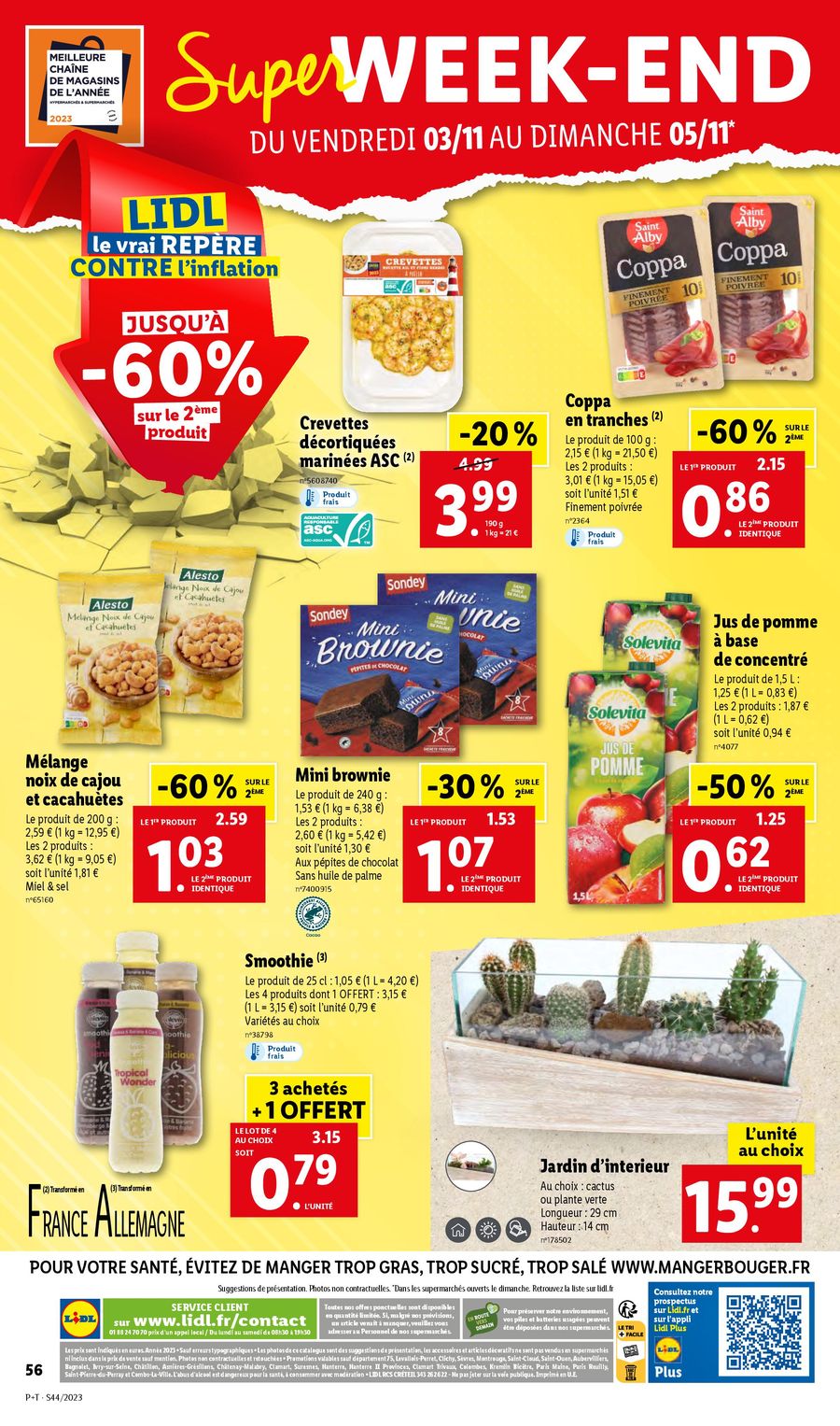 Catalogue Lidl 1 – 7 Novembre 2023 Page 56
