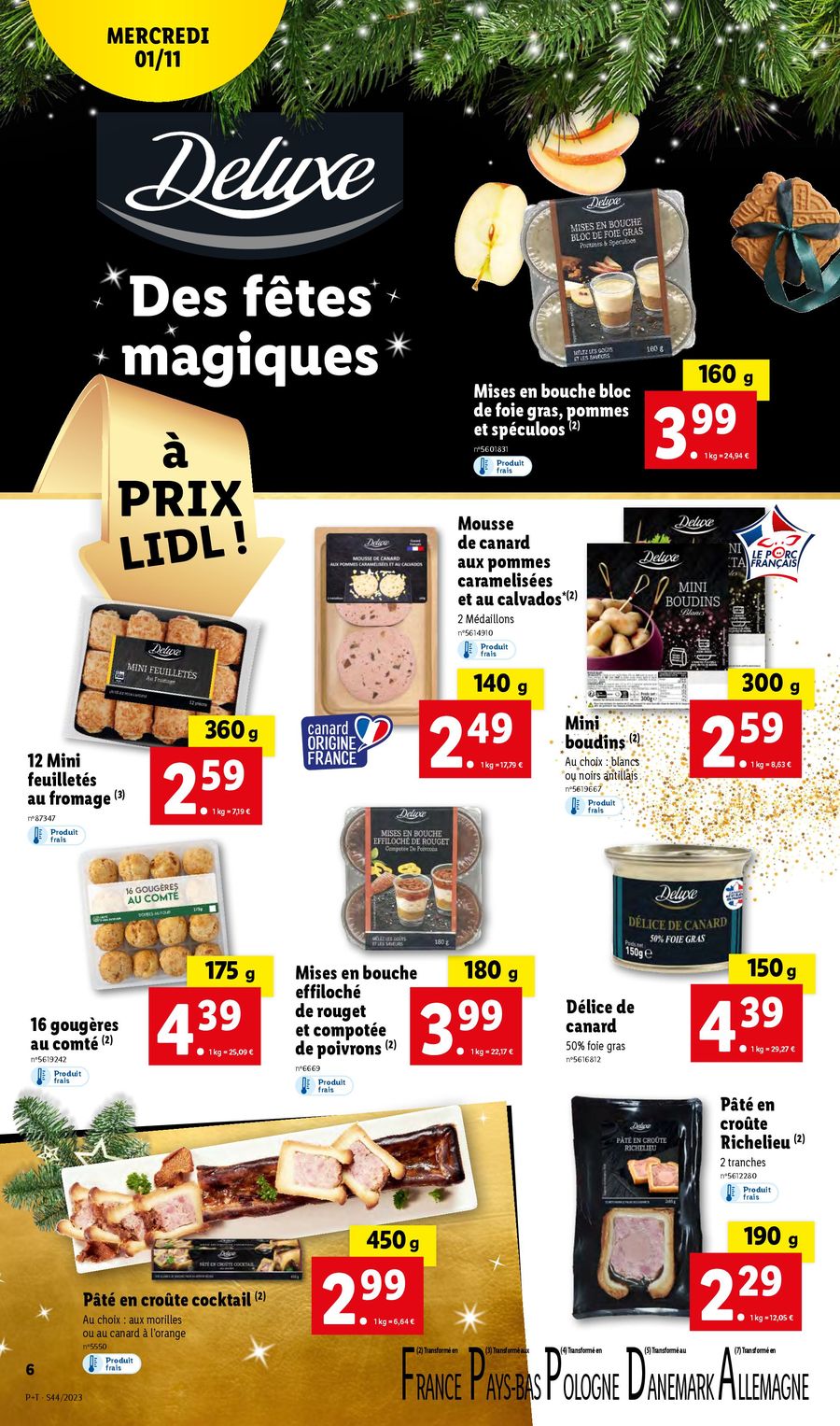 Catalogue Lidl 1 – 7 Novembre 2023 Page 6