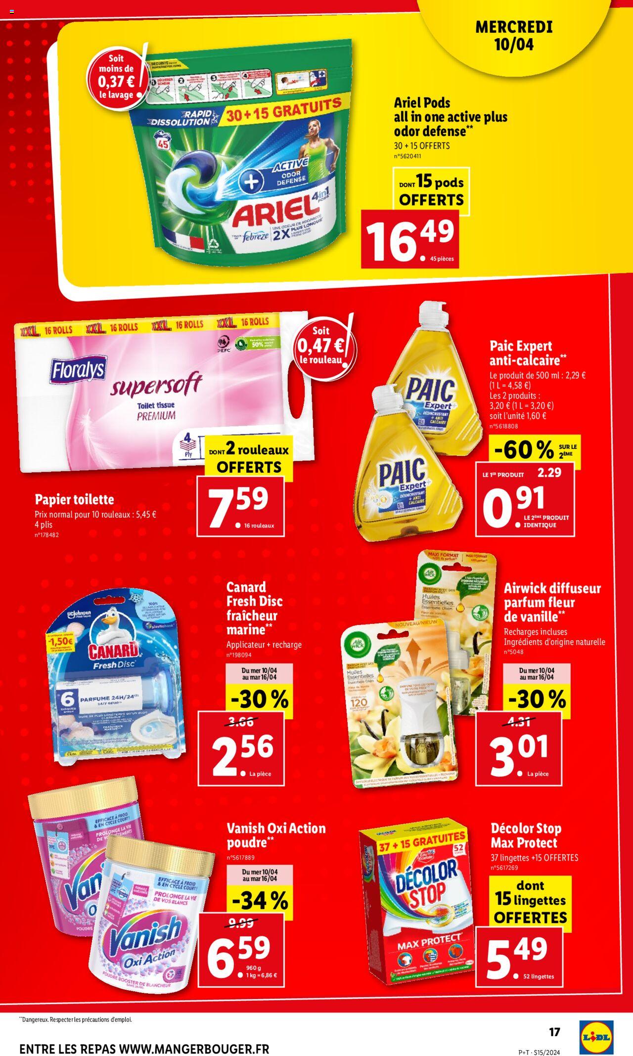 Catalogue Lidl 10 – 16 Avril 2024 Page 17