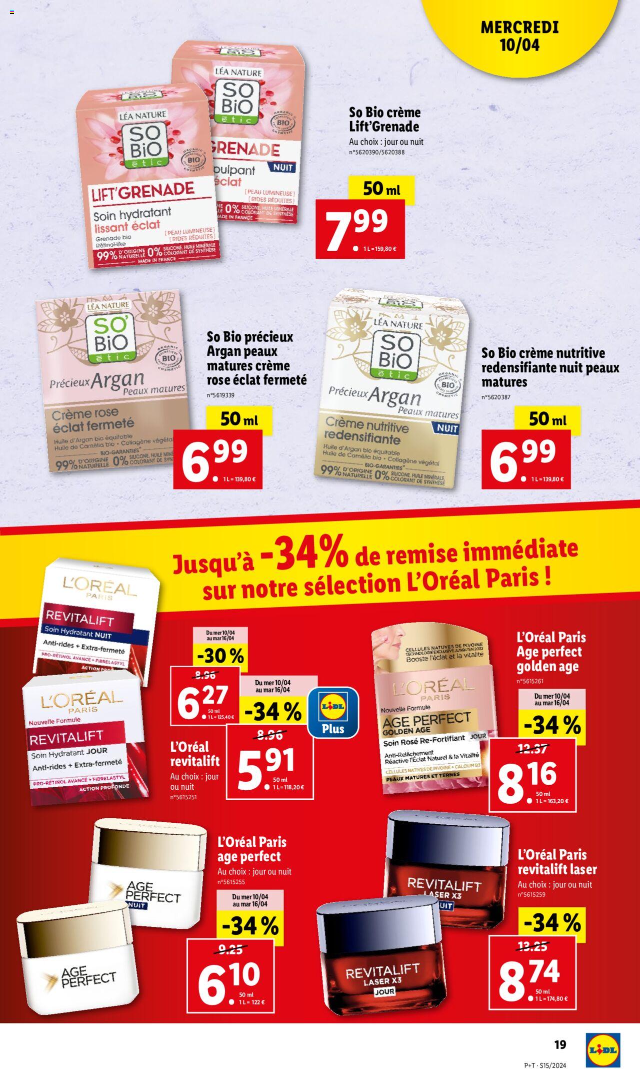 Catalogue Lidl 10 – 16 Avril 2024 Page 19