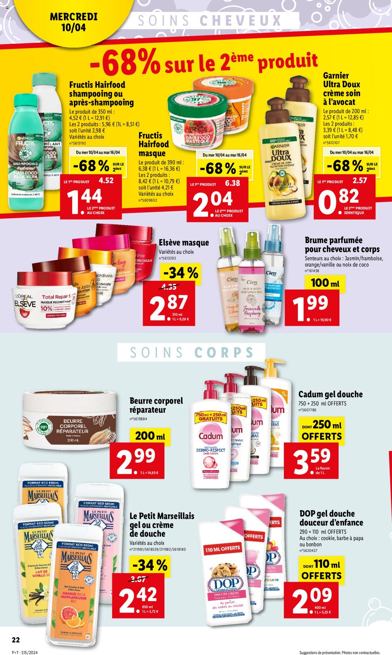 Catalogue Lidl 10 – 16 Avril 2024 Page 22