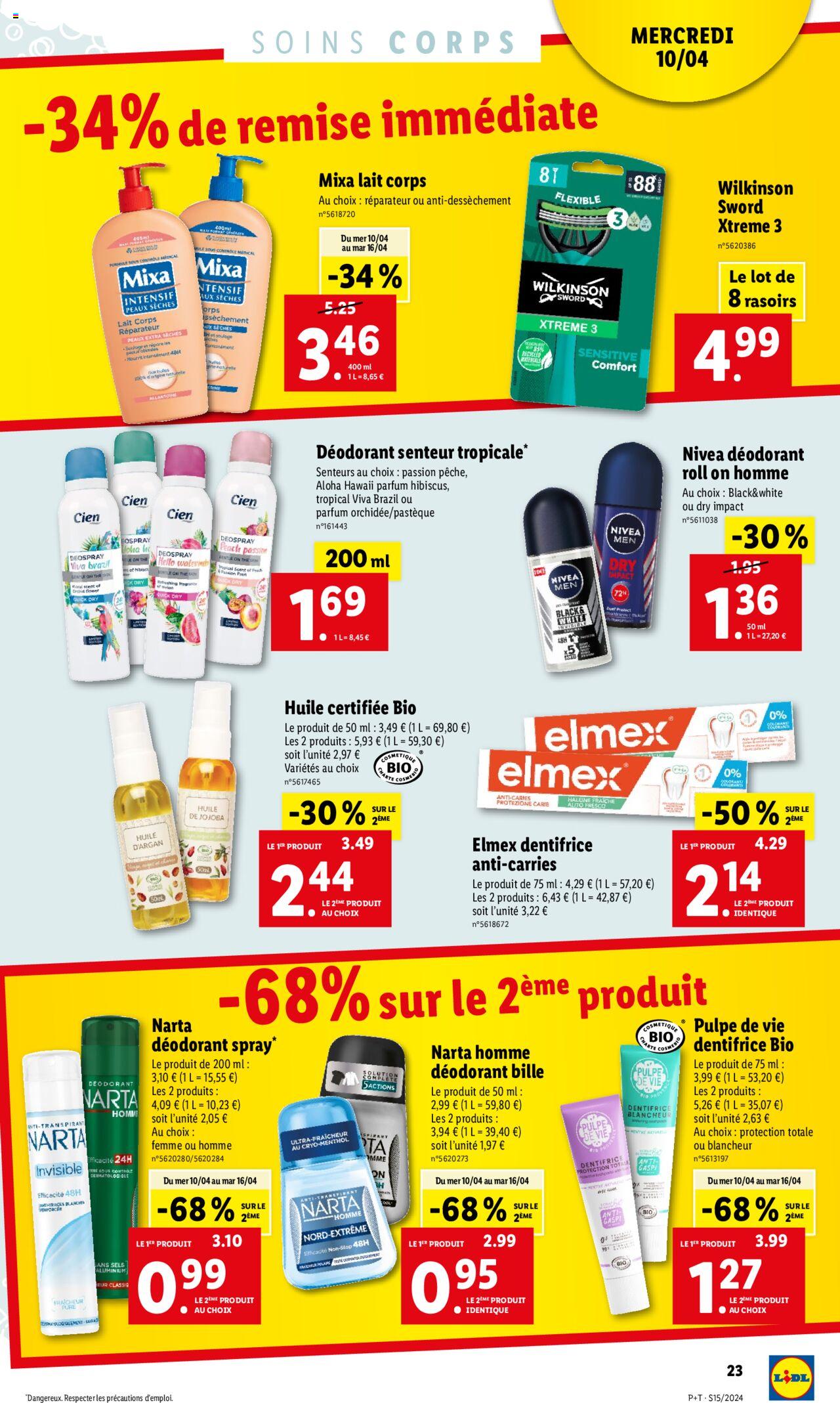 Catalogue Lidl 10 – 16 Avril 2024 Page 23