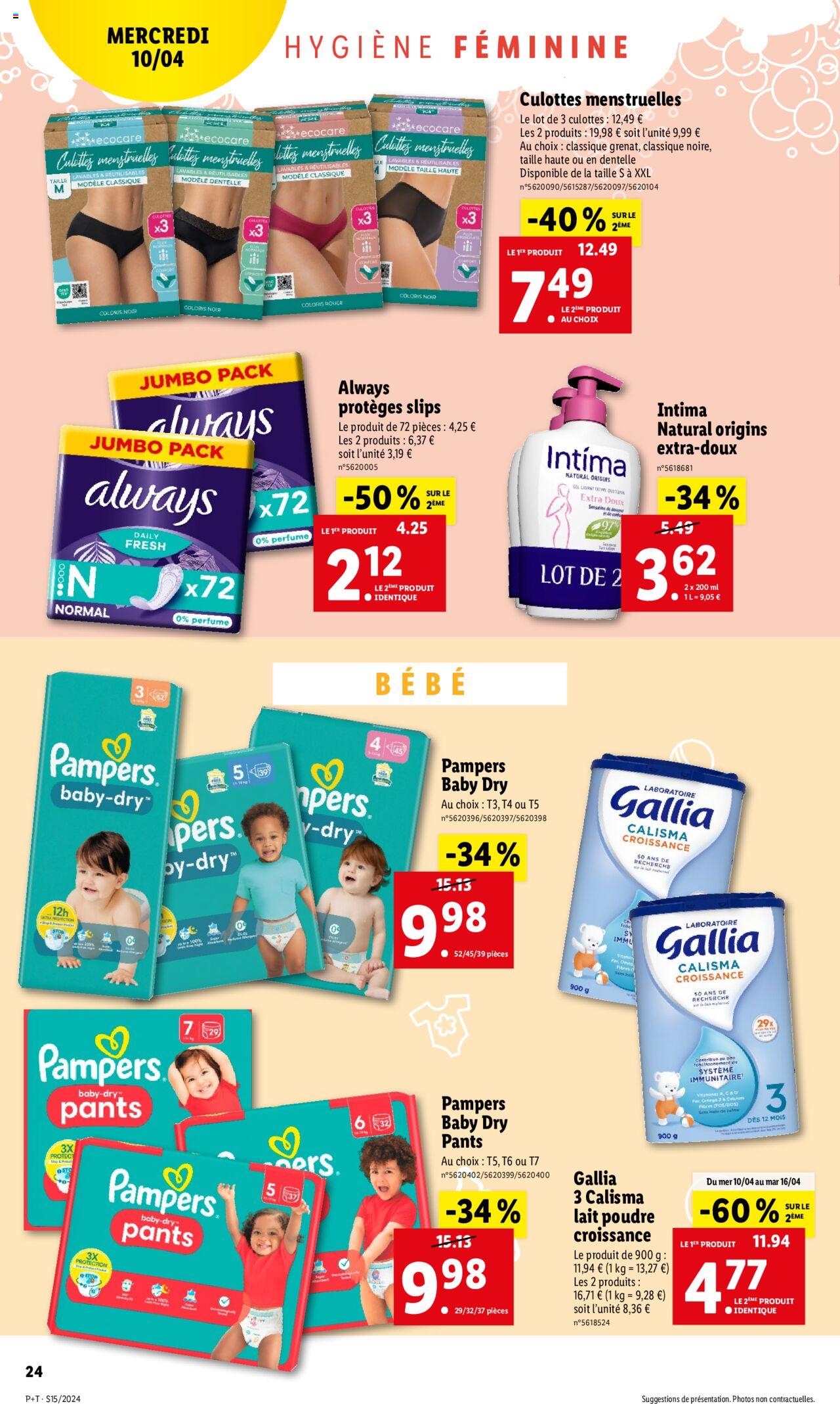 Catalogue Lidl 10 – 16 Avril 2024 Page 24
